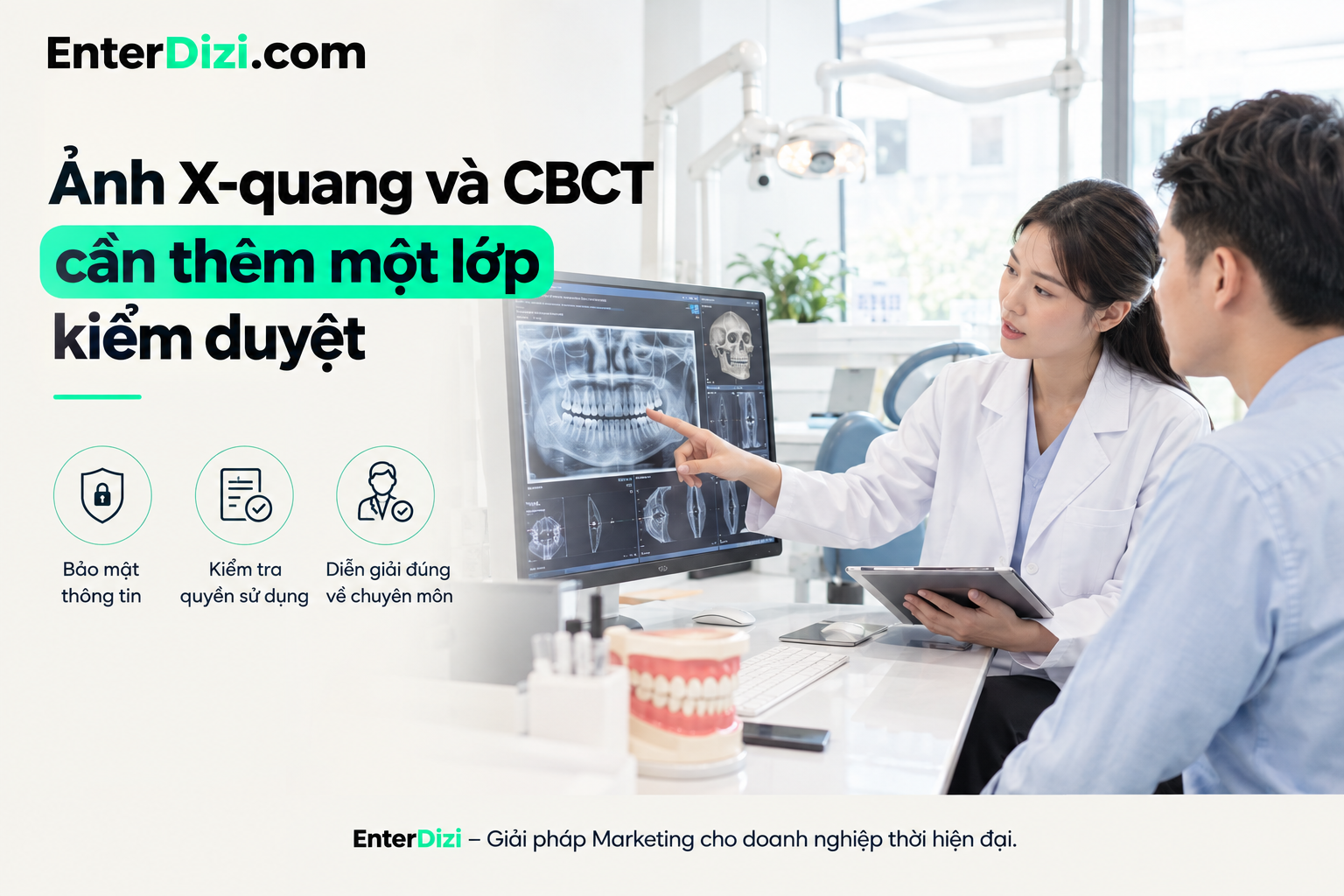 Ảnh X-quang và CBCT cần thêm một lớp kiểm duyệt