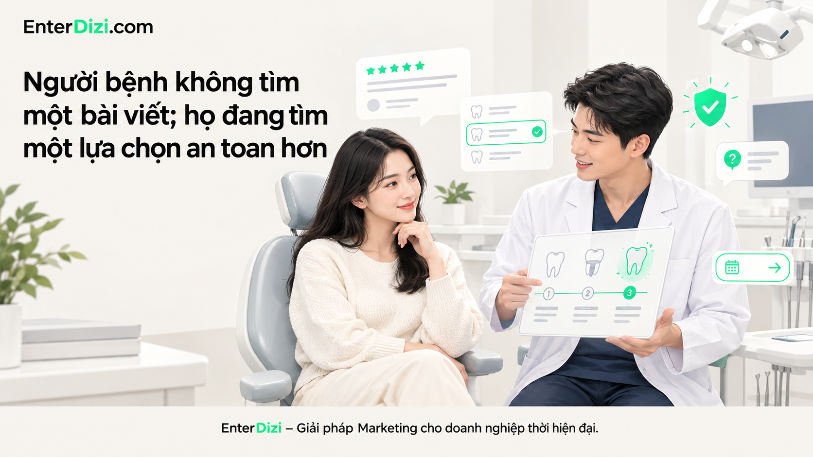 Người bệnh không tìm một bài viết; họ đang tìm một lựa chọn an toàn hơn
