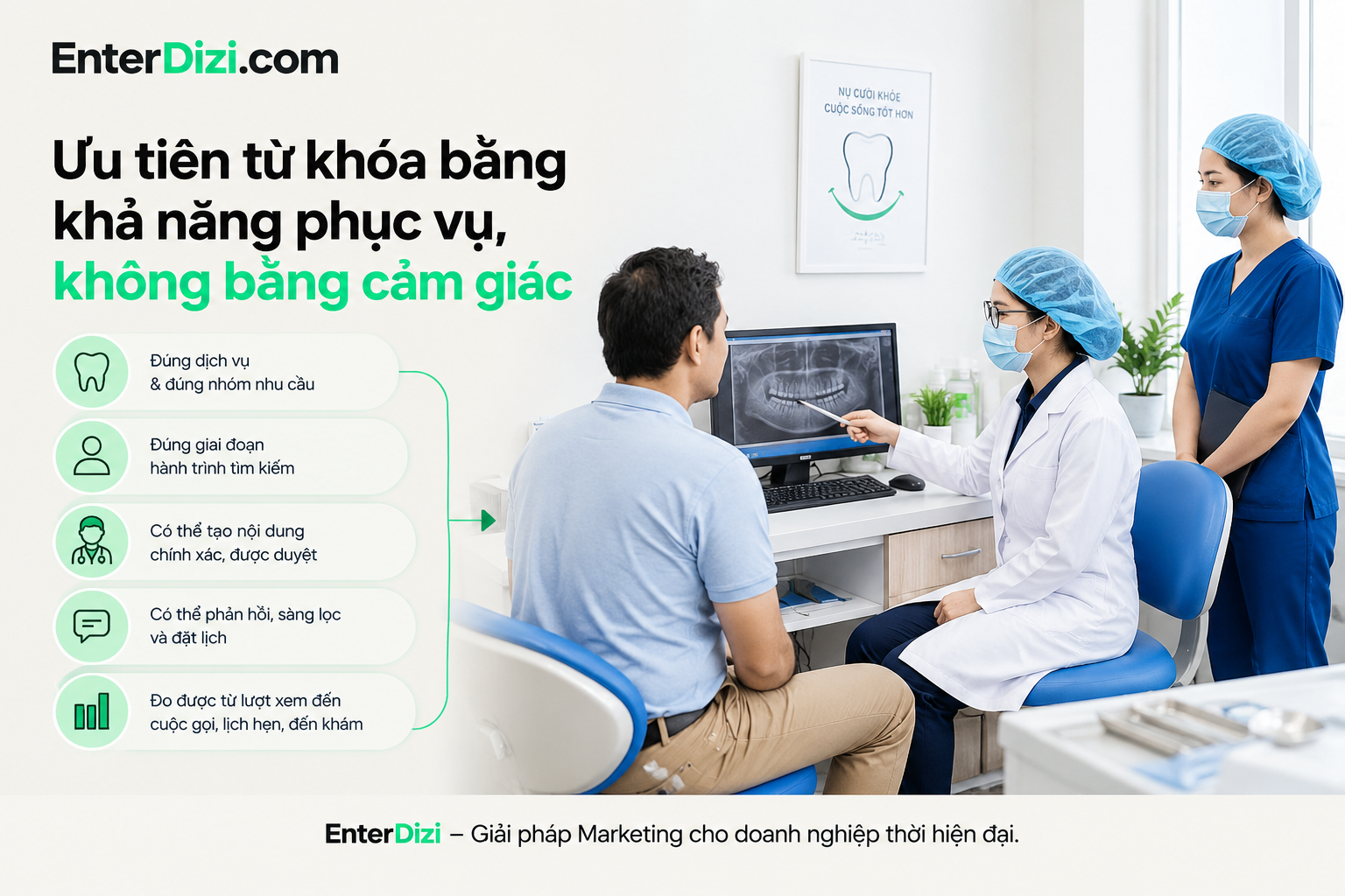 Ưu tiên từ khóa bằng khả năng phục vụ, không bằng cảm giác