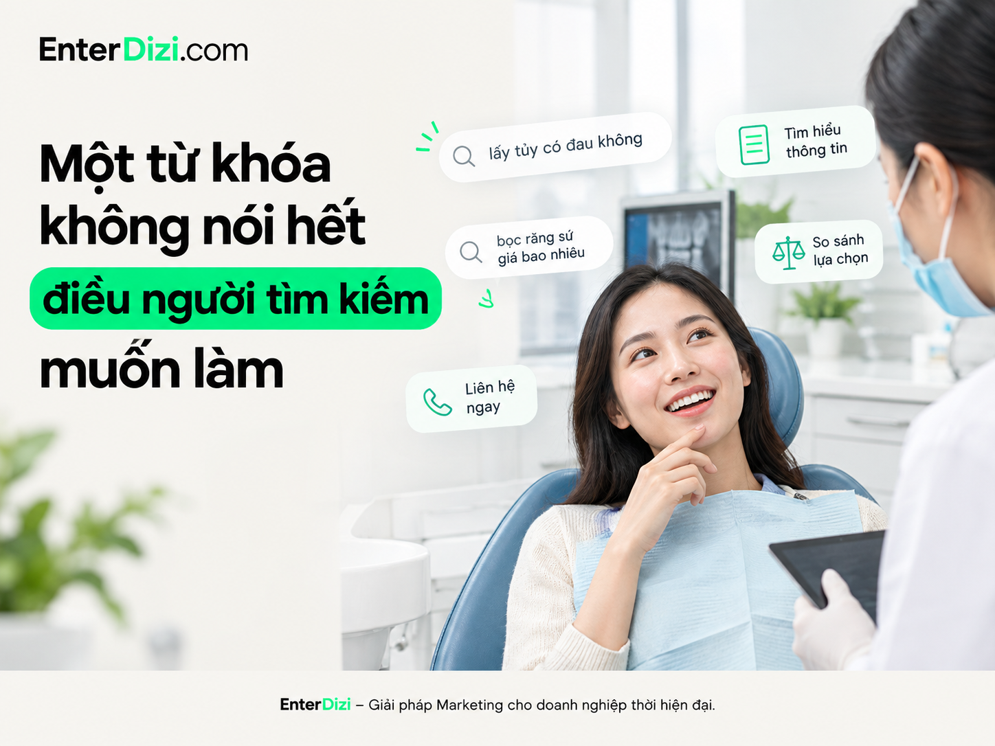 Một từ khóa không nói hết điều người tìm kiếm muốn làm