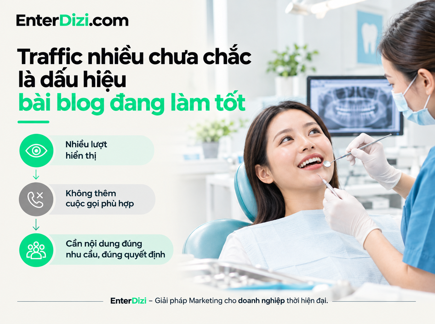 Traffic nhiều chưa chắc là dấu hiệu bài blog đang làm tốt