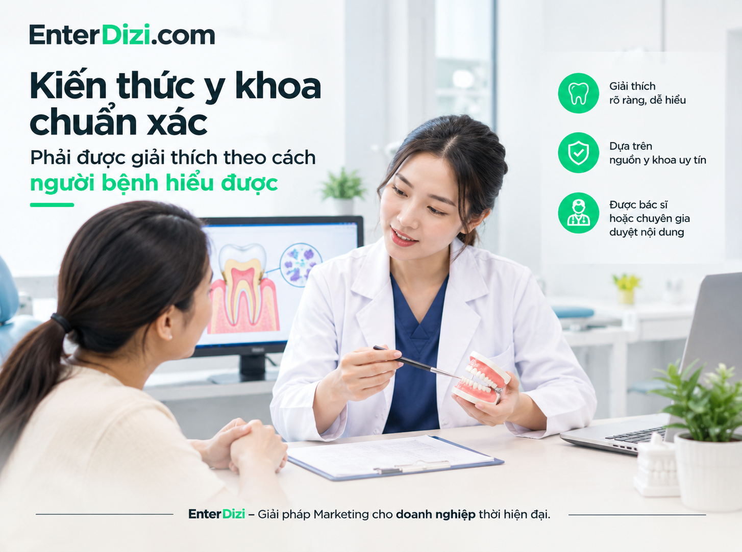 Kiến thức chuẩn y khoa phải được giải thích theo cách người bệnh hiểu được