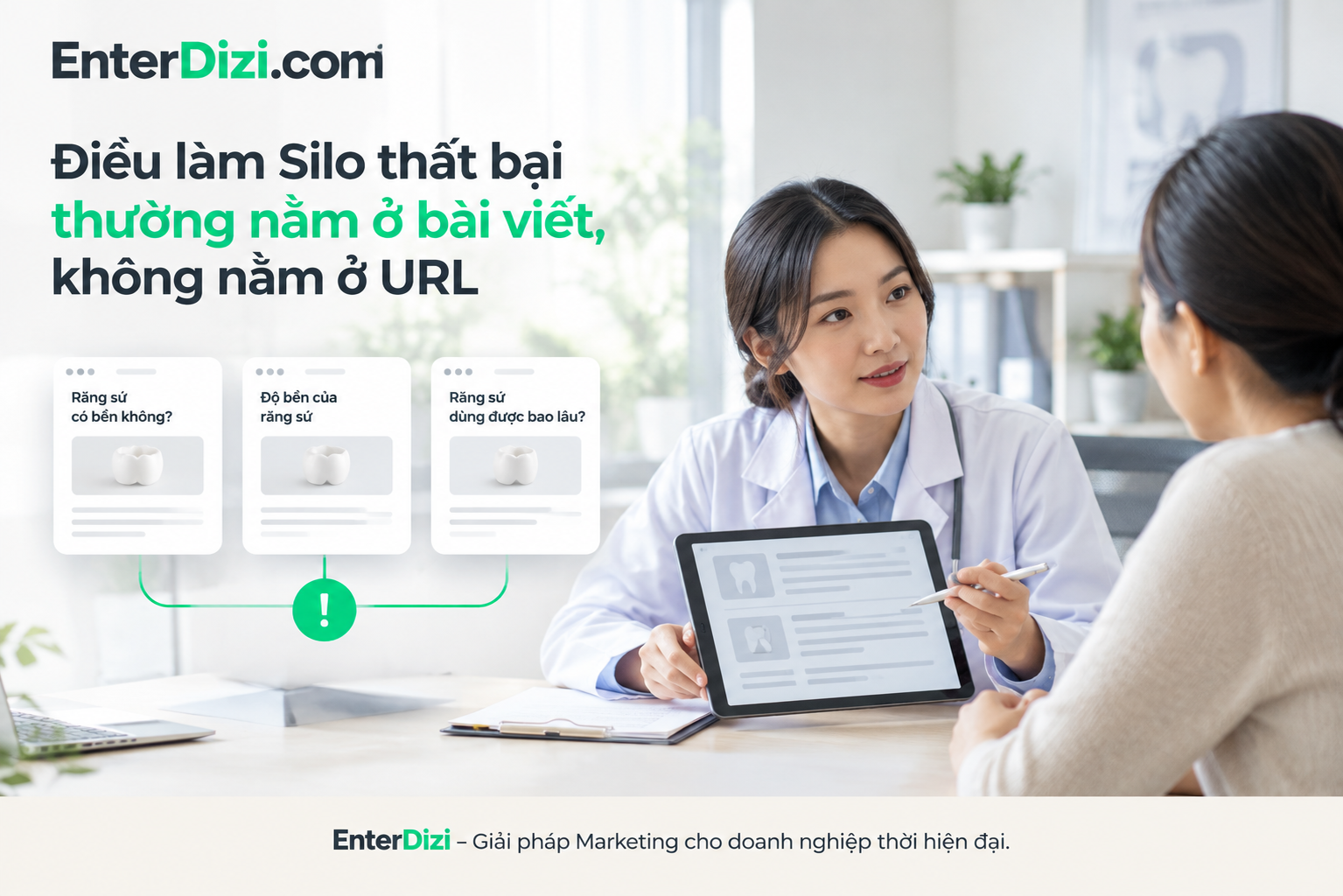 Điều làm Silo thất bại thường nằm ở bài viết, không nằm ở URL