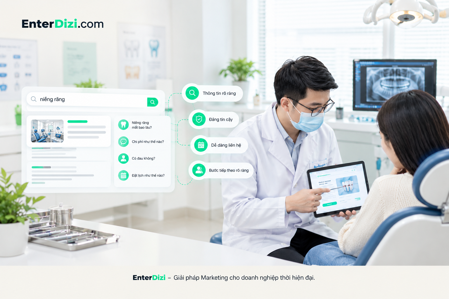 Một website tốt không cần nói thay bác sĩ, nhưng phải giúp người bệnh hỏi đúng hơn