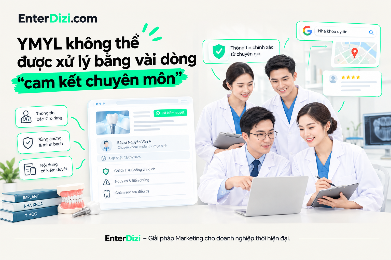 YMYL không thể được xử lý bằng vài dòng “cam kết chuyên môn”