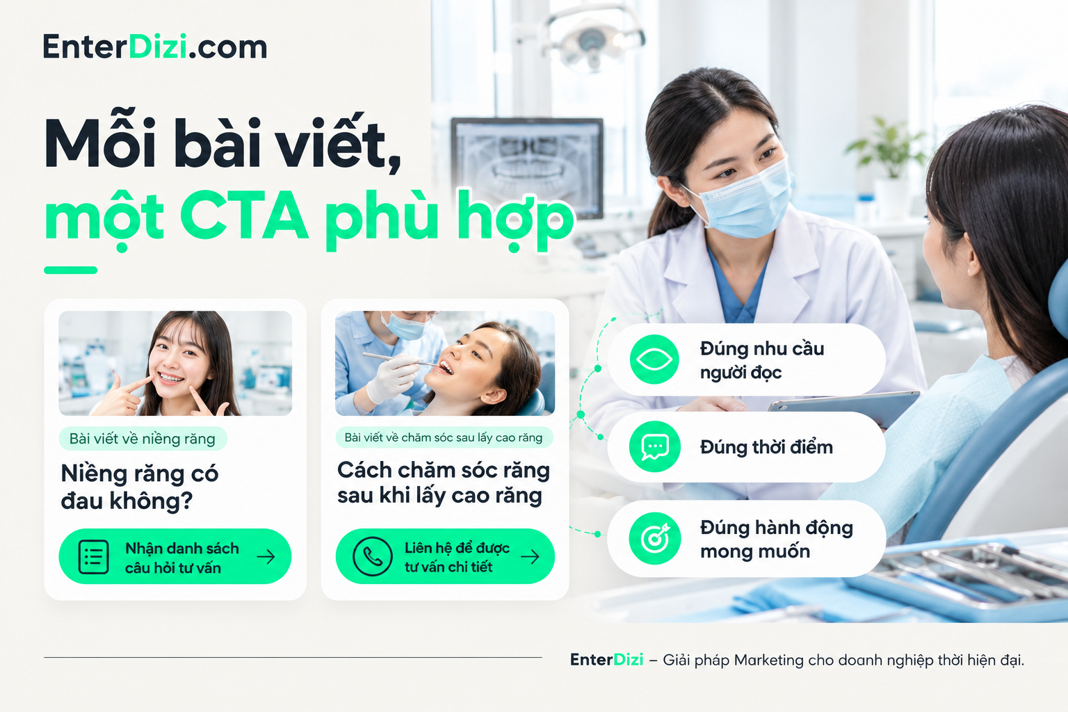 Đừng dùng một CTA cho mọi bài viết chỉ vì nó từng có lượt chuyển đổi