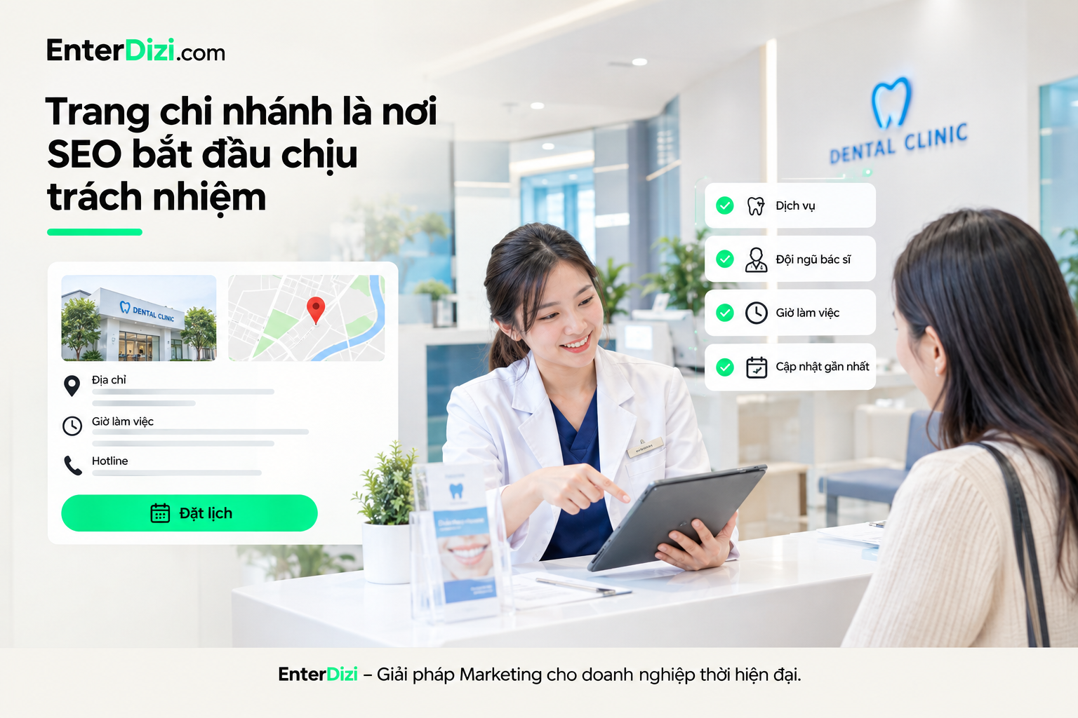 Trang chi nhánh là nơi SEO bắt đầu chịu trách nhiệm