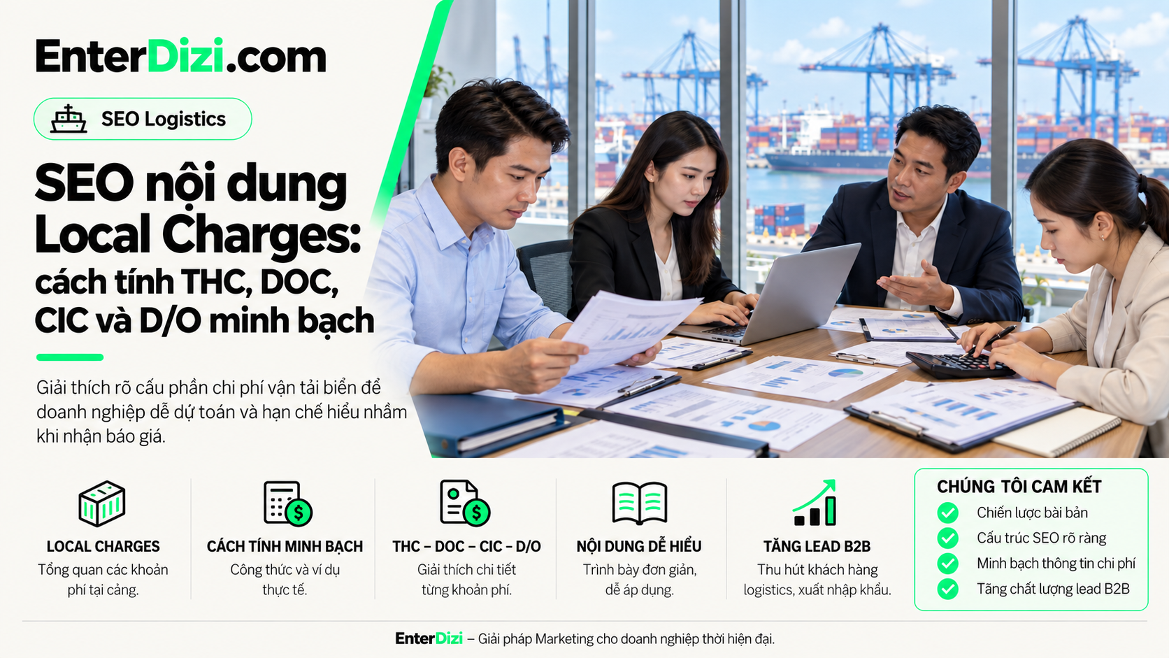 Cách tính phụ phí đường biển giúp doanh nghiệp dự toán phí