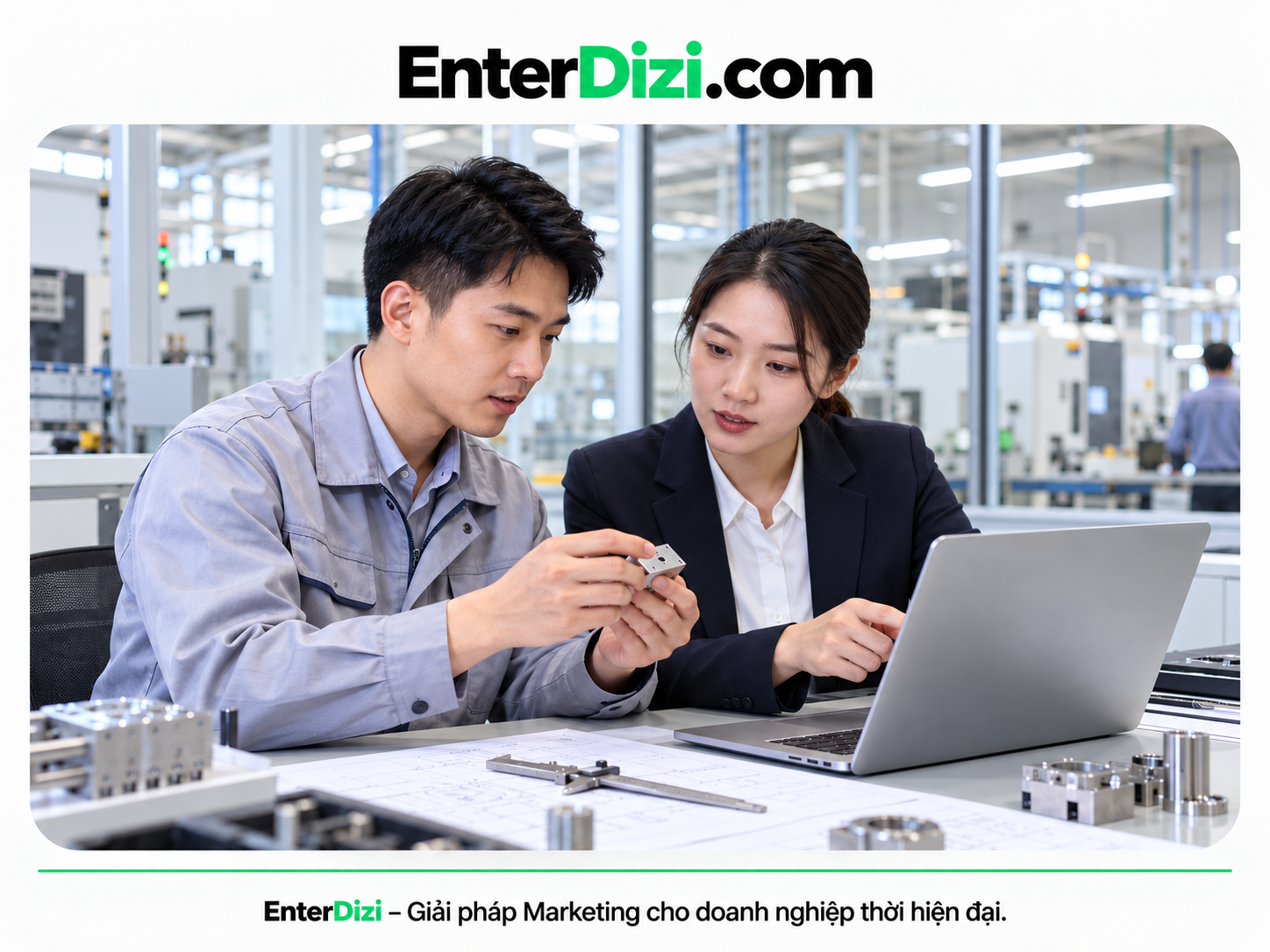 Cấu trúc website nhà máy linh kiện điện tử theo nhu cầu kỹ thuật B2B