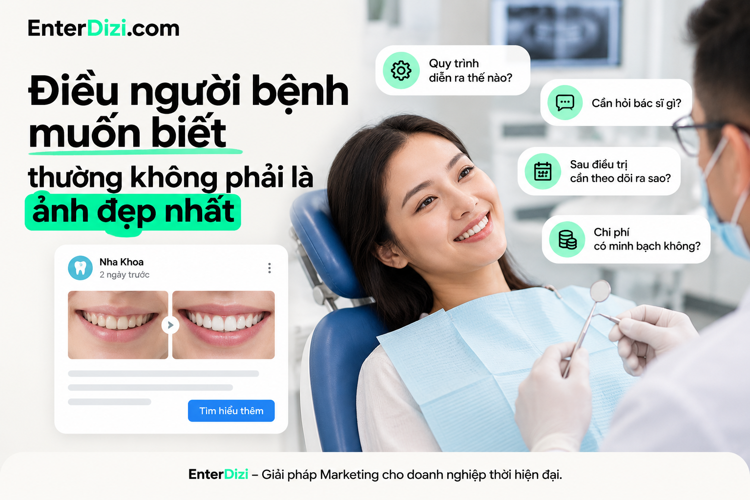 Điều người bệnh muốn biết thường không phải là ảnh đẹp nhất