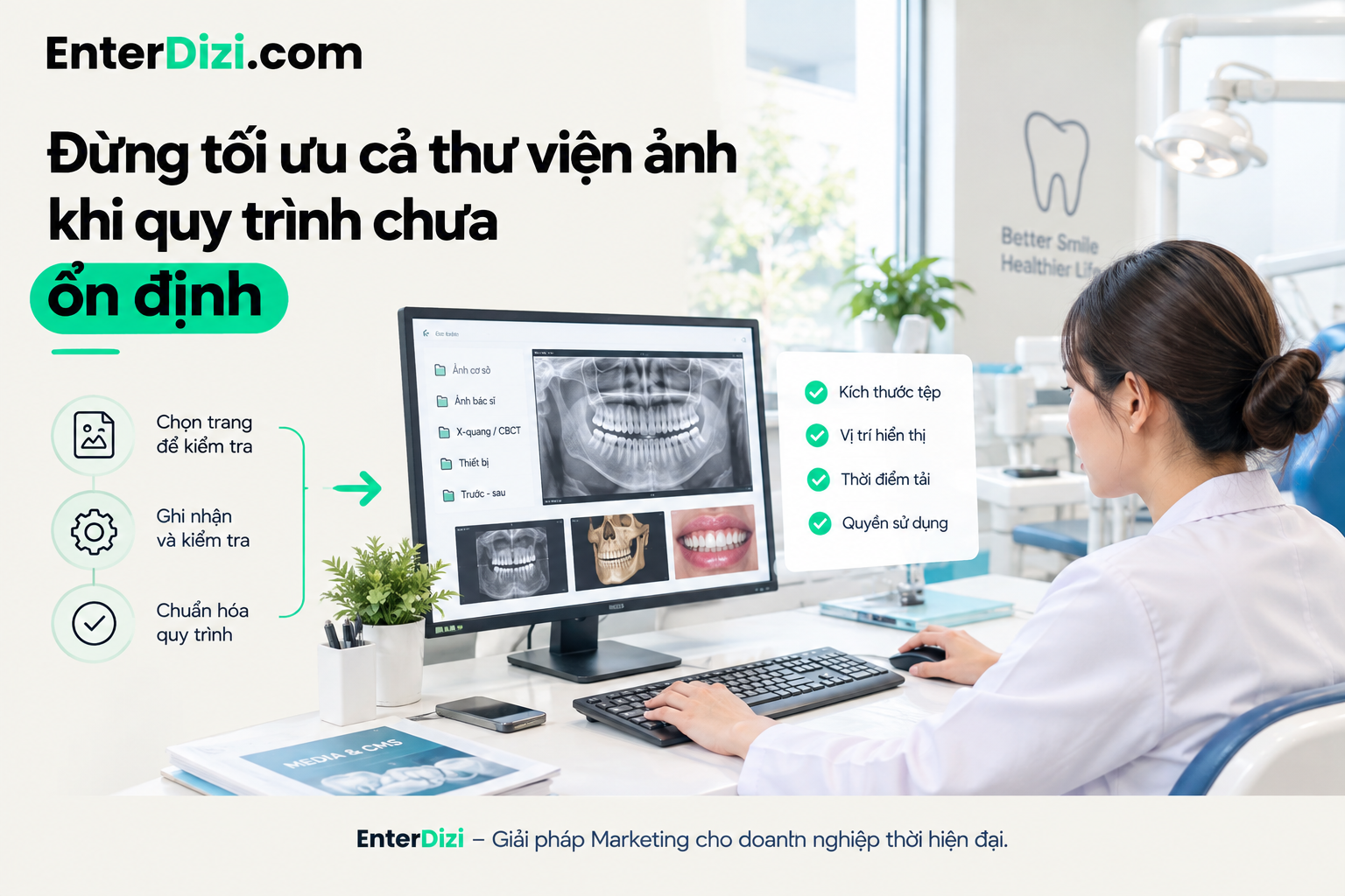 Đừng tối ưu cả thư viện ảnh khi quy trình chưa ổn định