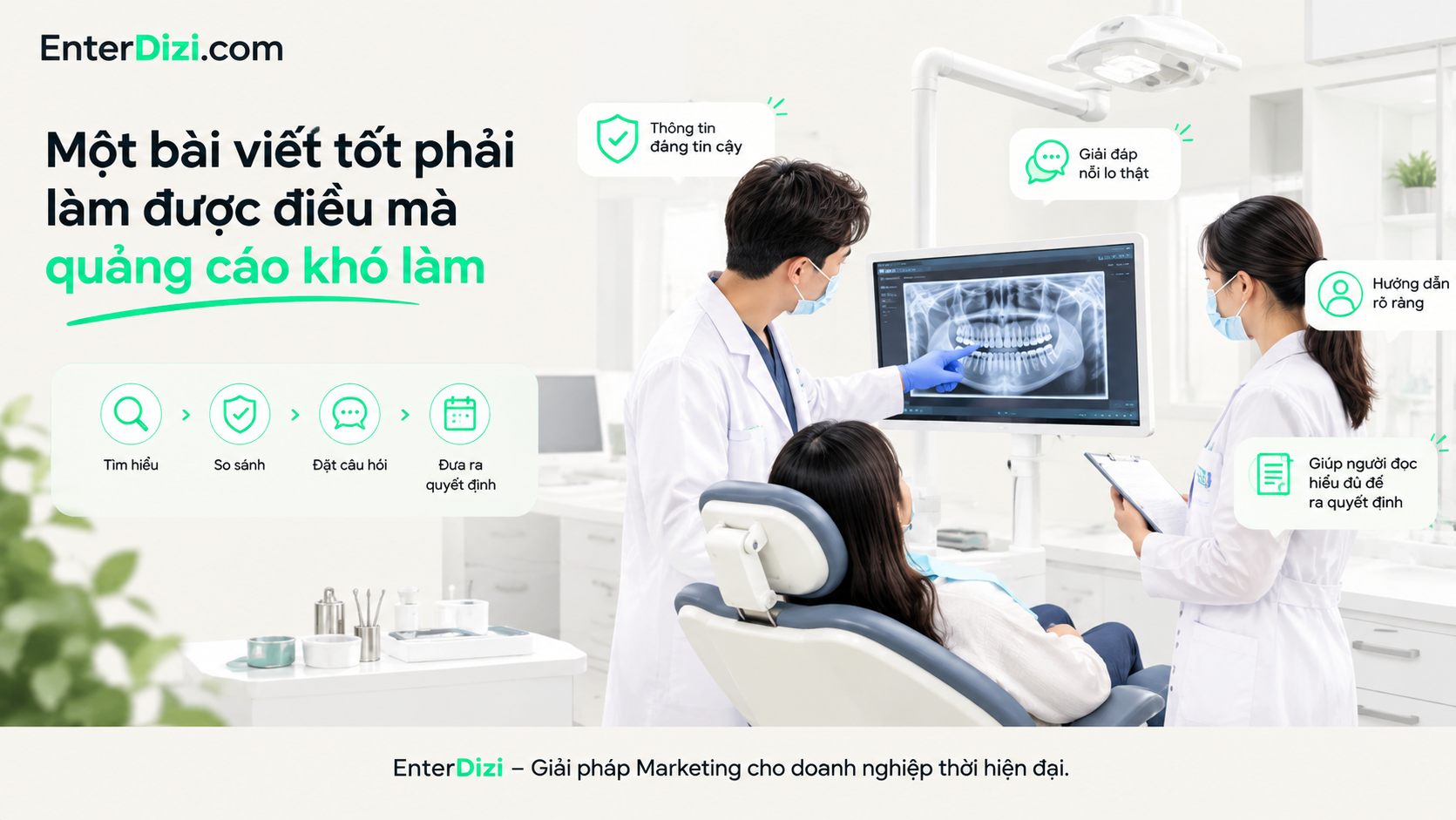 Một bài viết tốt phải làm được điều mà quảng cáo khó làm