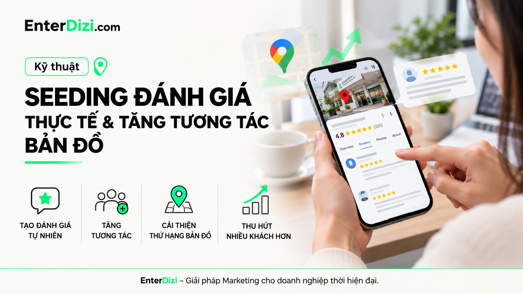 Seeding đánh giá Google Maps nha khoa: Khi review thật trở thành lợi thế bản đồ