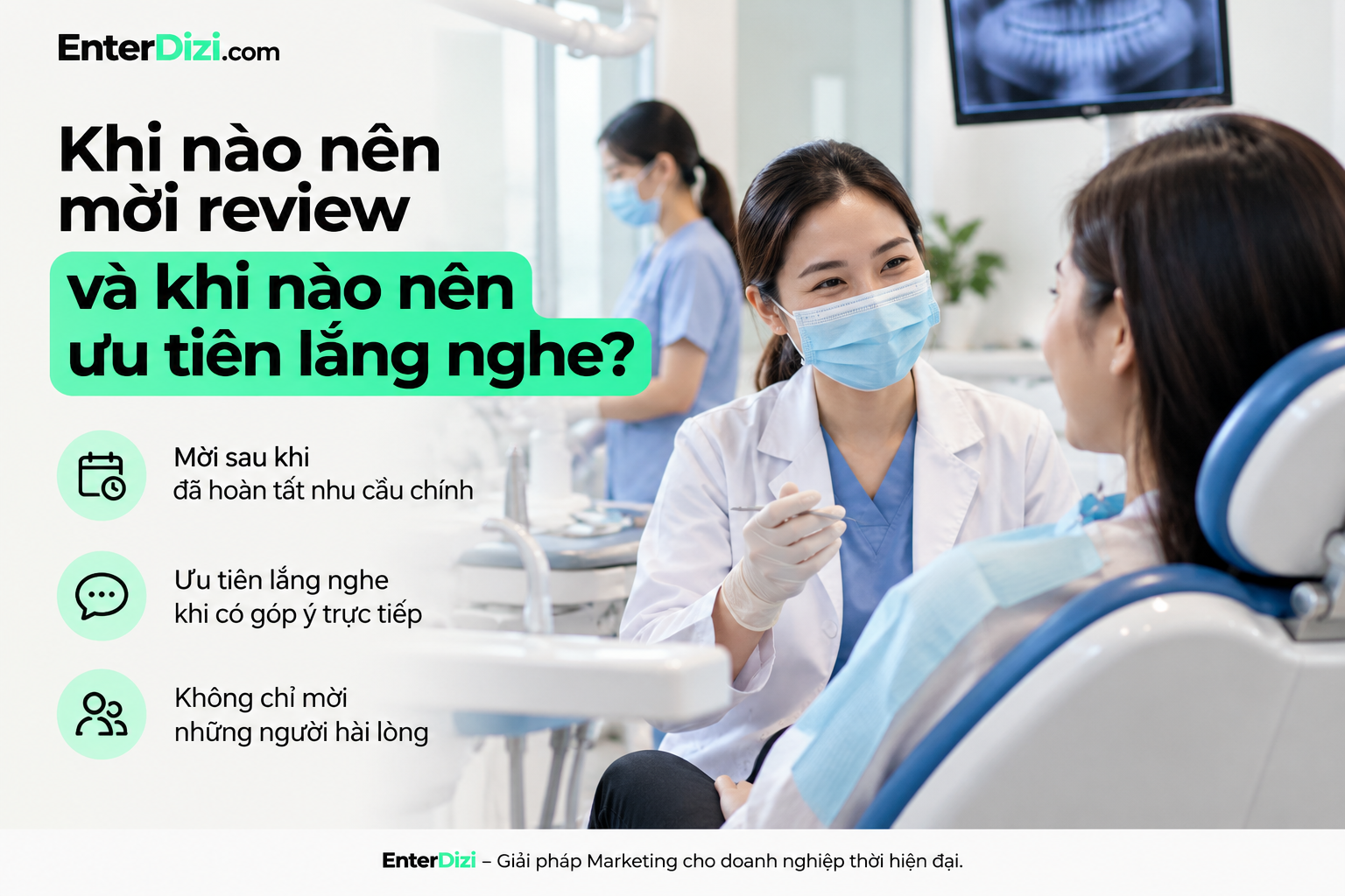 Khi nào nên mời review và khi nào nên ưu tiên lắng nghe?