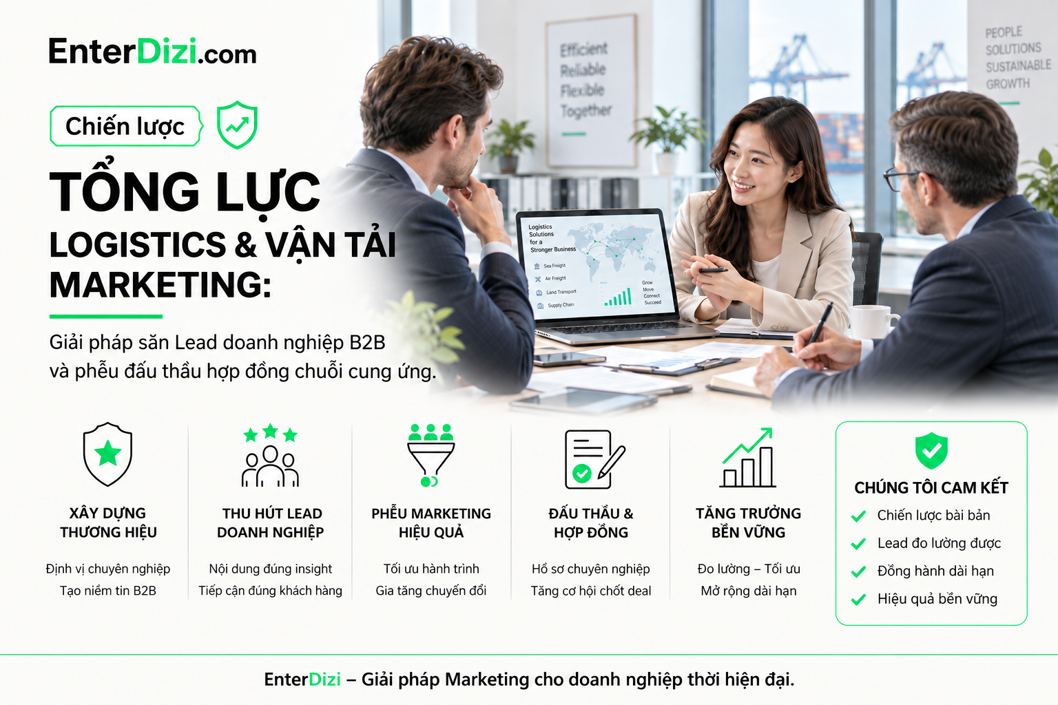 Logistics Marketing xây chiến lược tổng lực cho doanh nghiệp vận tải
