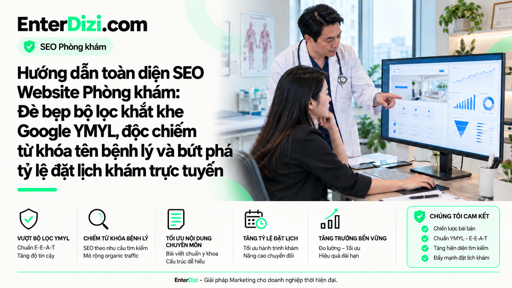 SEO phòng khám xây niềm tin và hành trình đặt lịch tốt