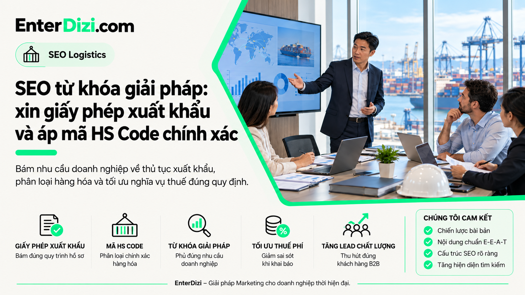 Tối ưu từ khóa giấy phép xuất khẩu cho doanh nghiệp B2B