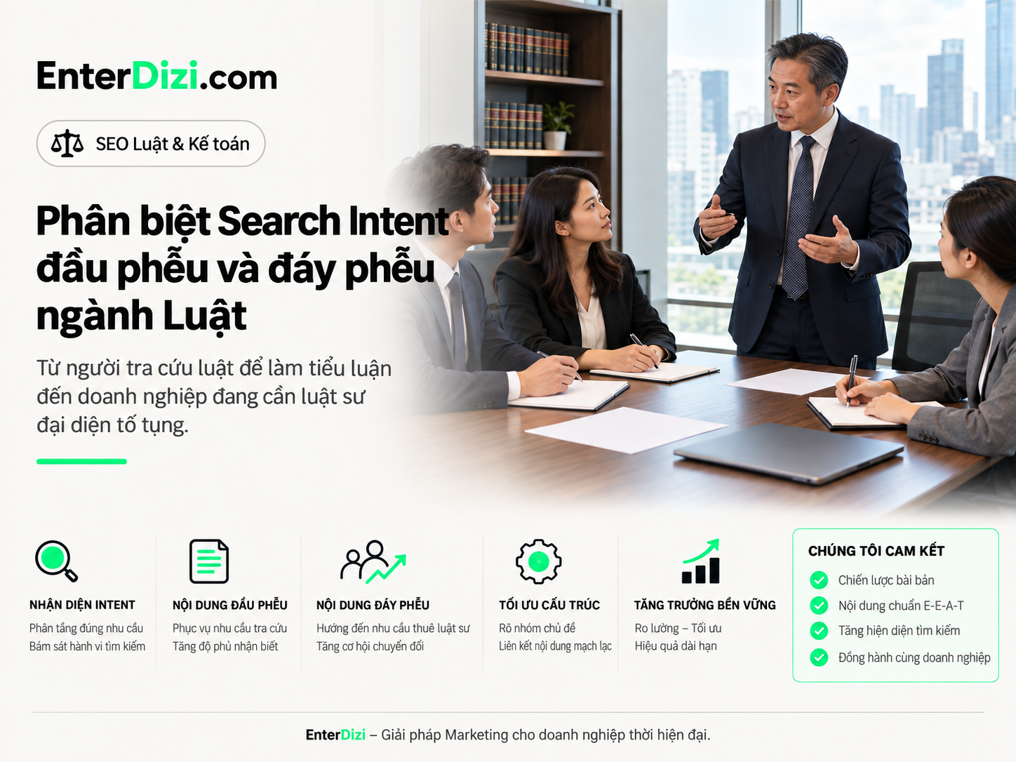 ý định tìm kiếm ngành luật giúp phân loại đúng nhu cầu