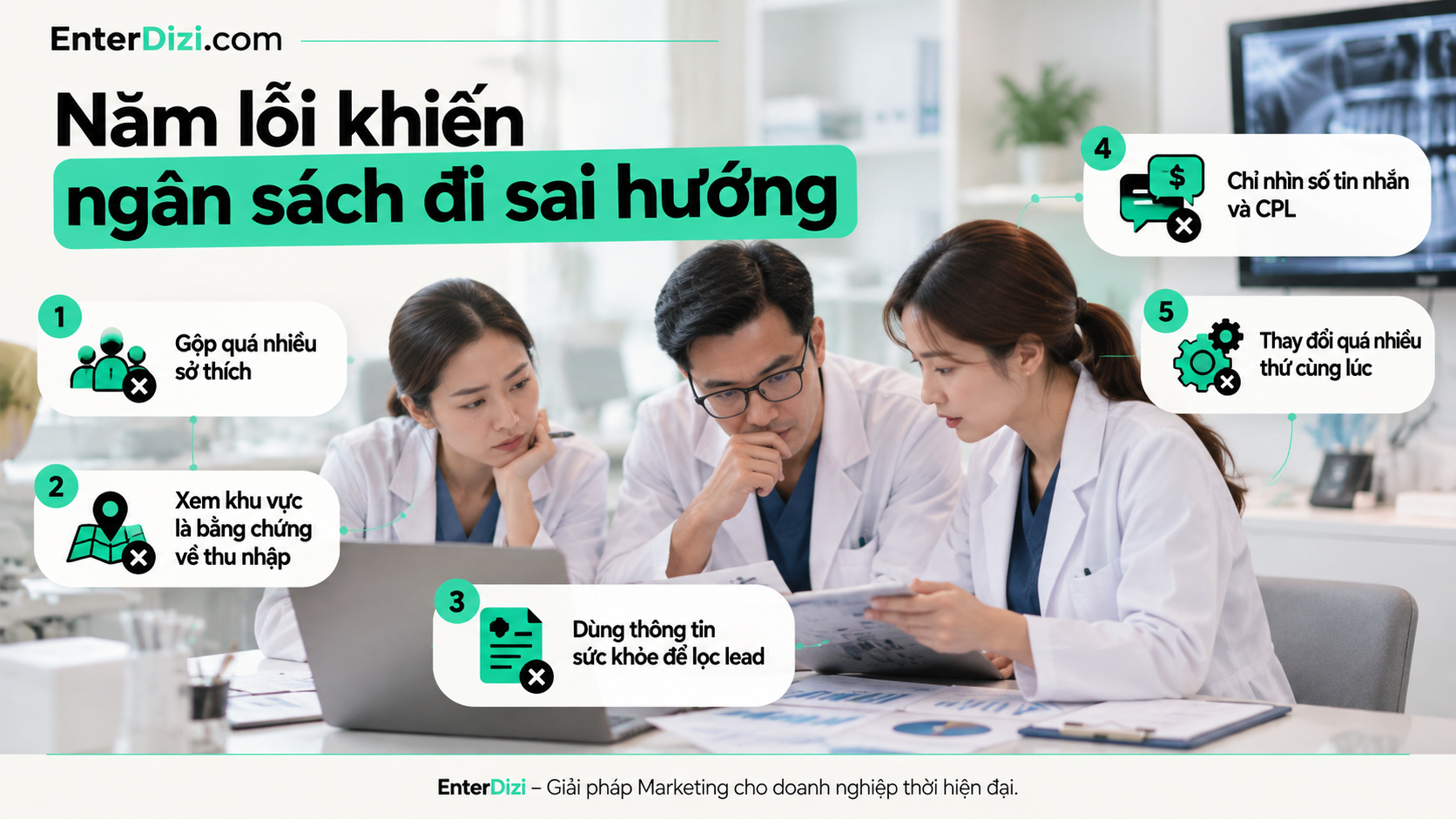 Năm lỗi khiến ngân sách đi sai hướng