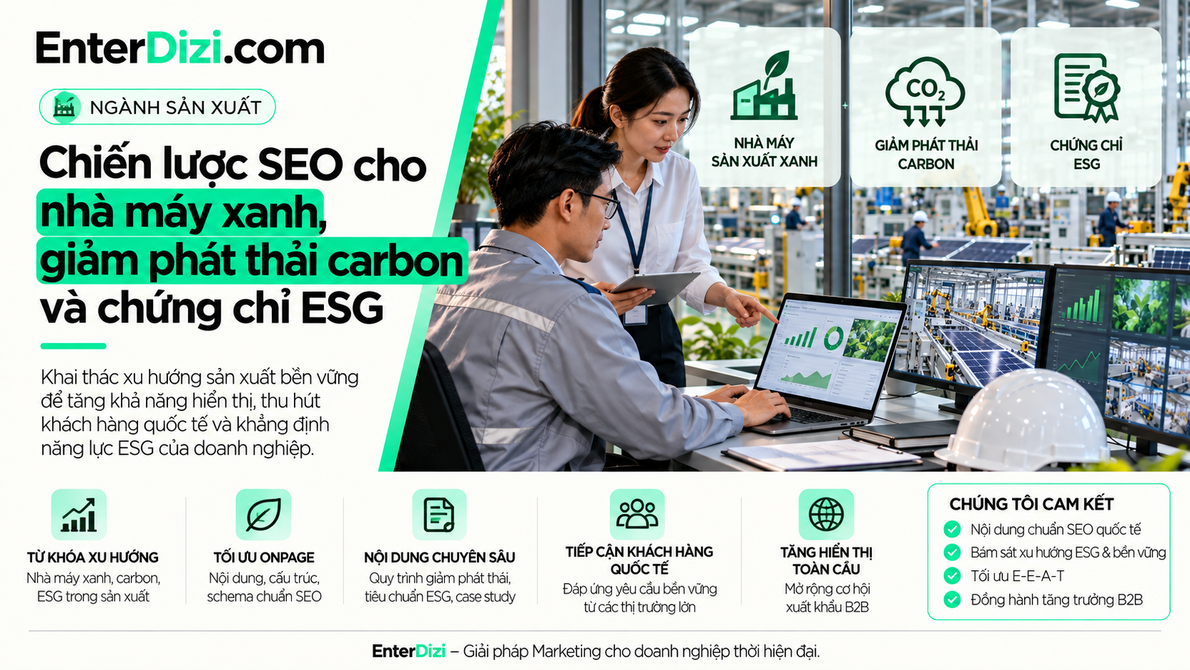 SEO từ khóa sản xuất xanh
