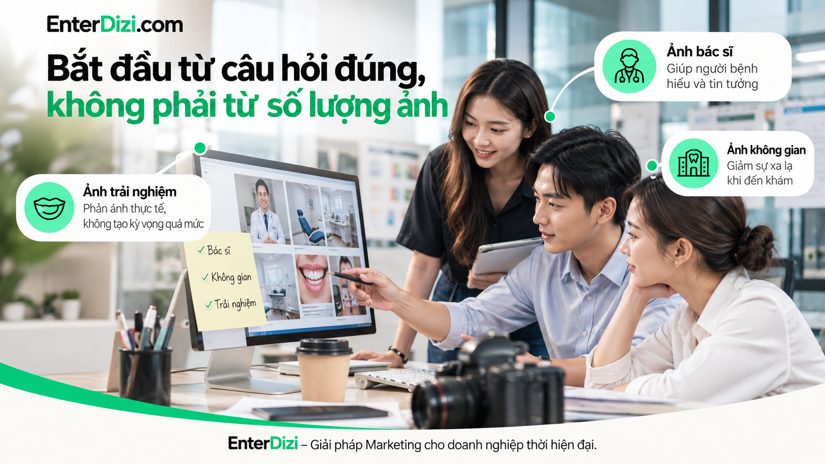Bắt đầu từ câu hỏi đúng, không phải từ số lượng ảnh