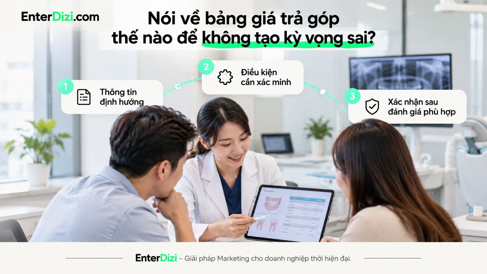 Nói về bảng giá trả góp thế nào để không tạo kỳ vọng sai?