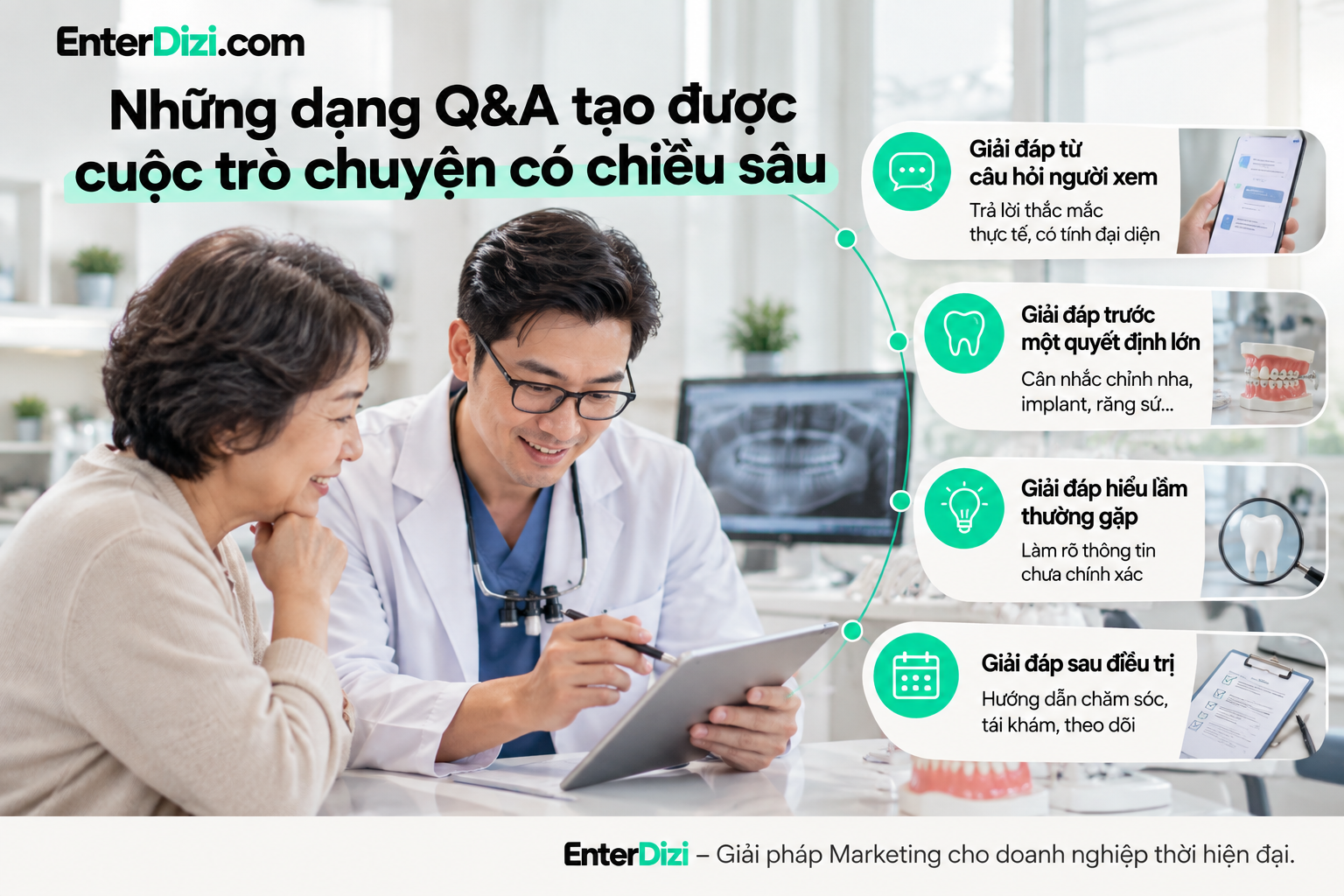 Những dạng Q&A tạo được cuộc trò chuyện có chiều sâu