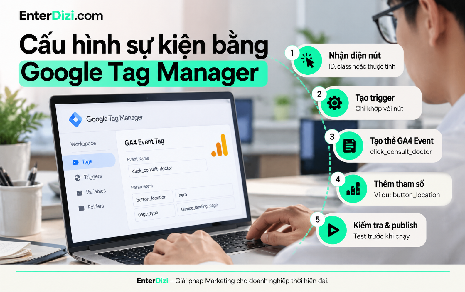 Cấu hình sự kiện bằng Google Tag Manager