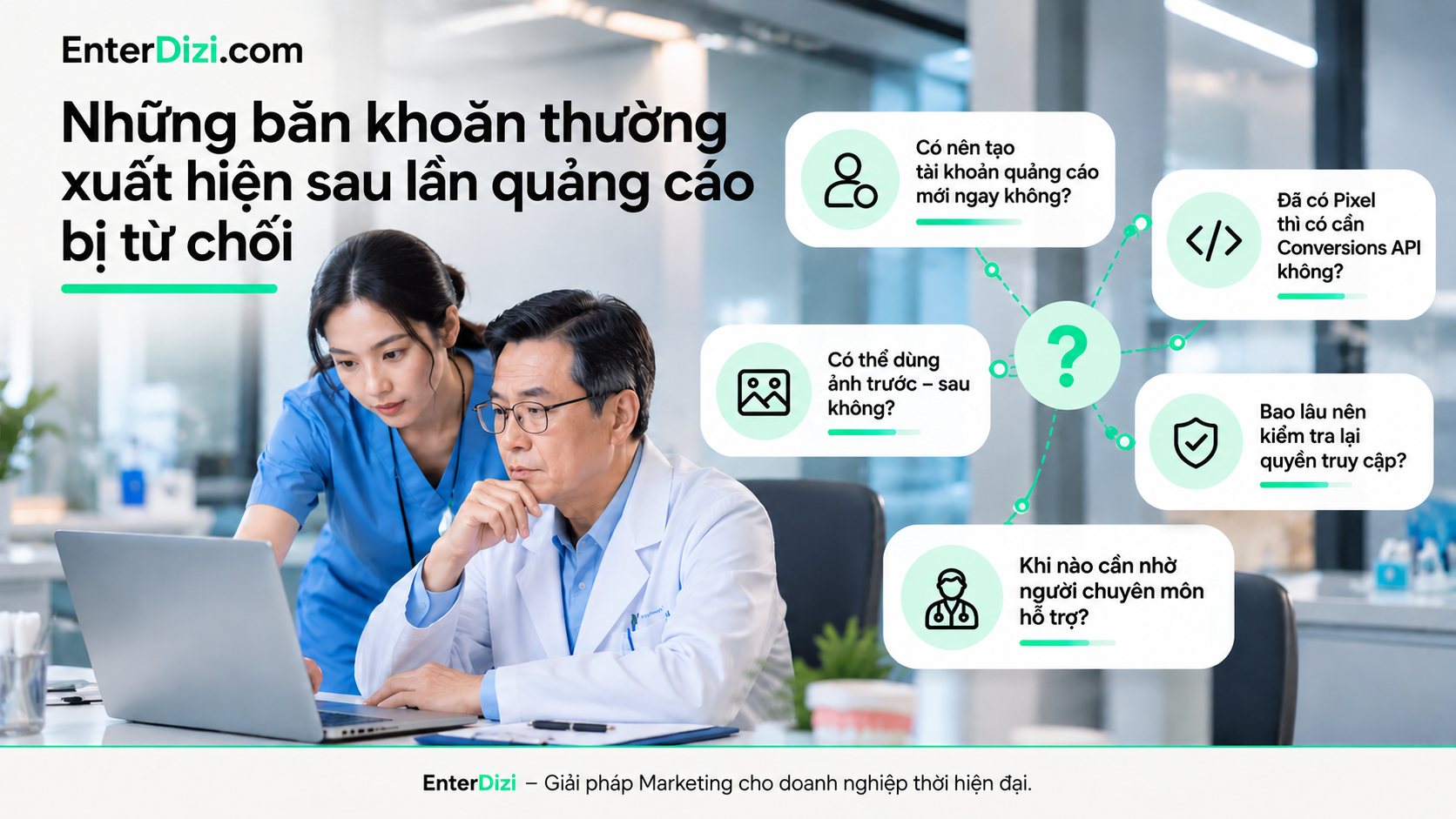 Những băn khoăn thường xuất hiện sau lần quảng cáo bị từ chối