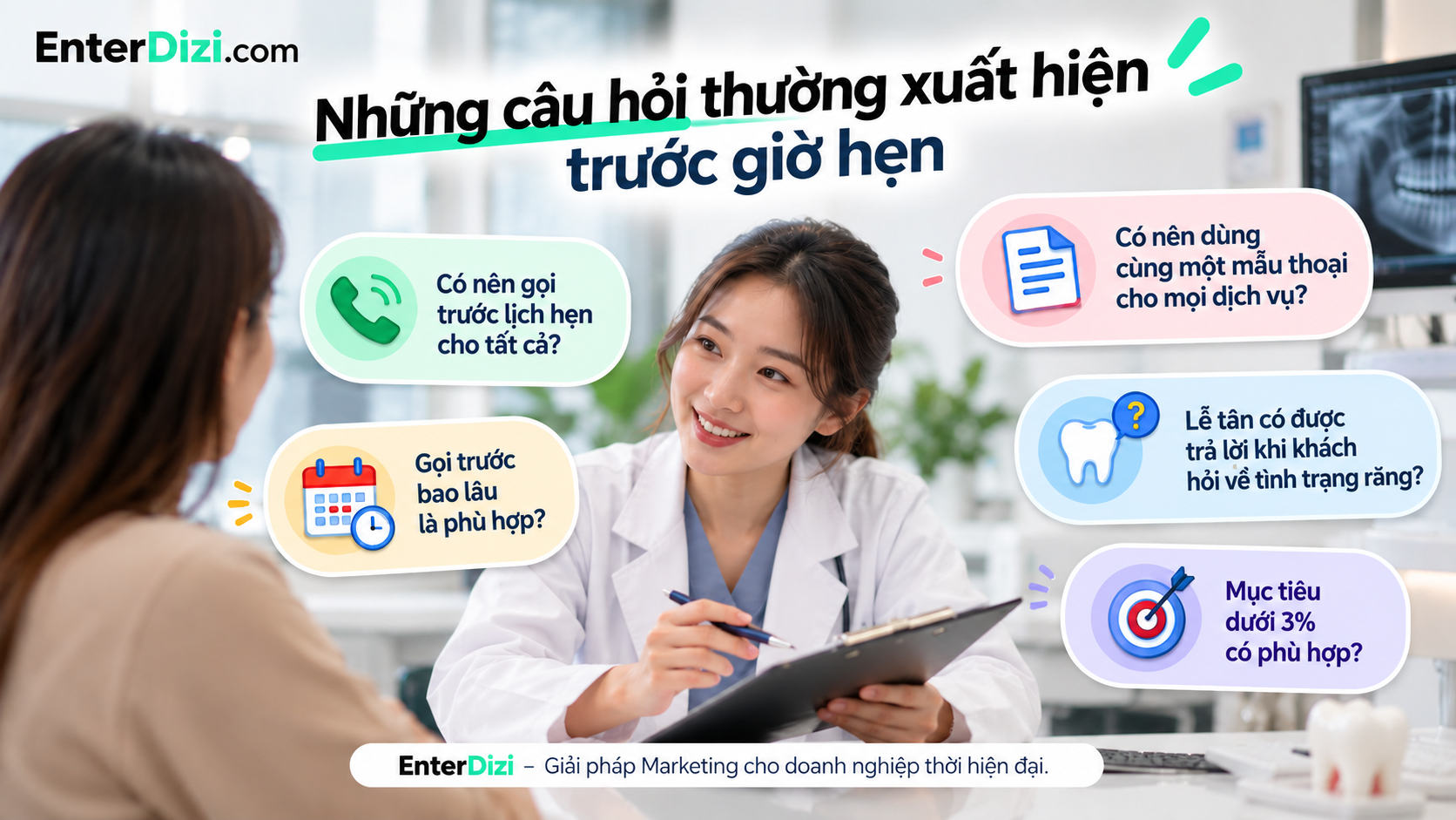 Những câu hỏi thường xuất hiện trước giờ hẹn
