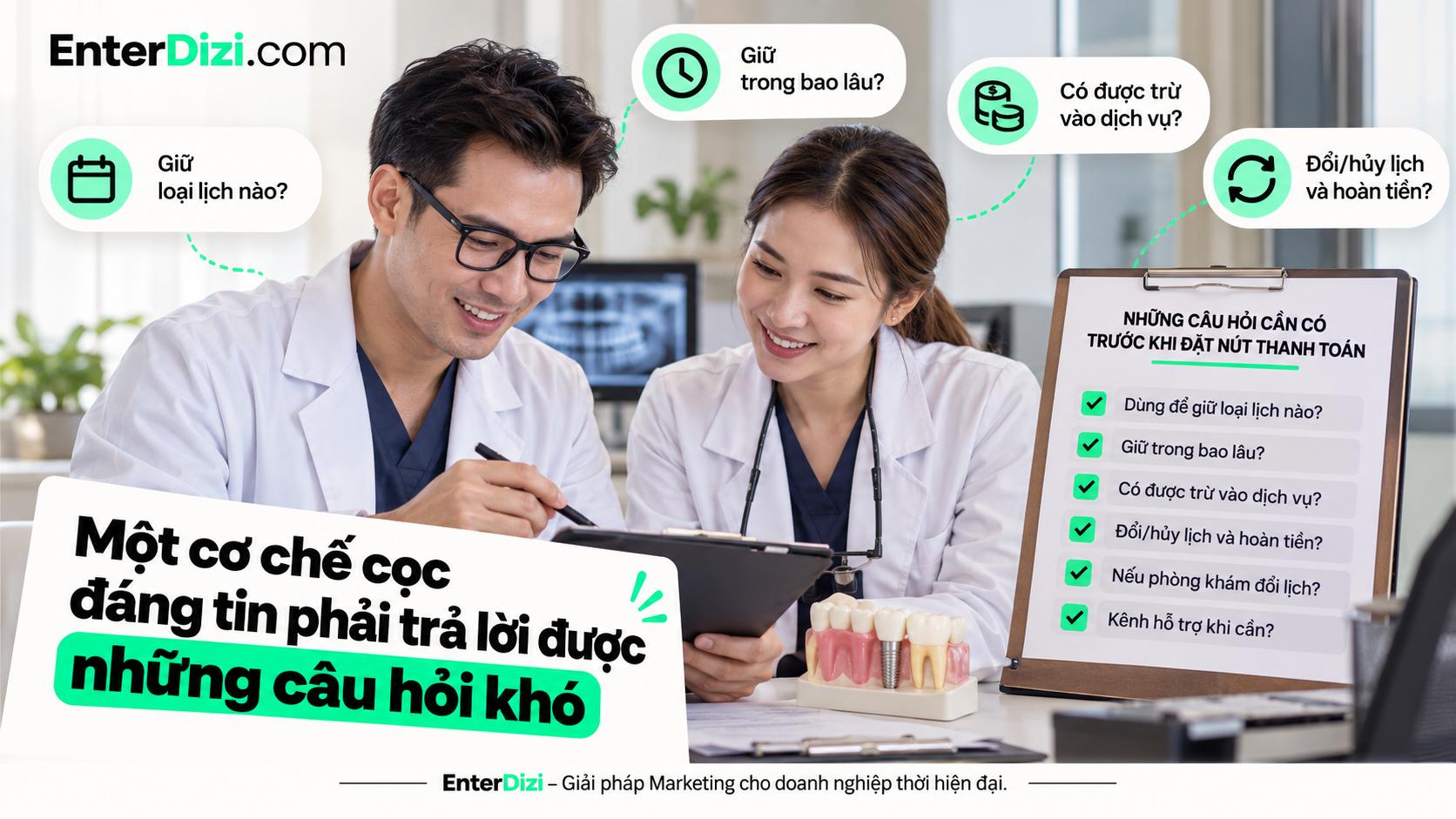 Một cơ chế cọc đáng tin phải trả lời được những câu hỏi khó