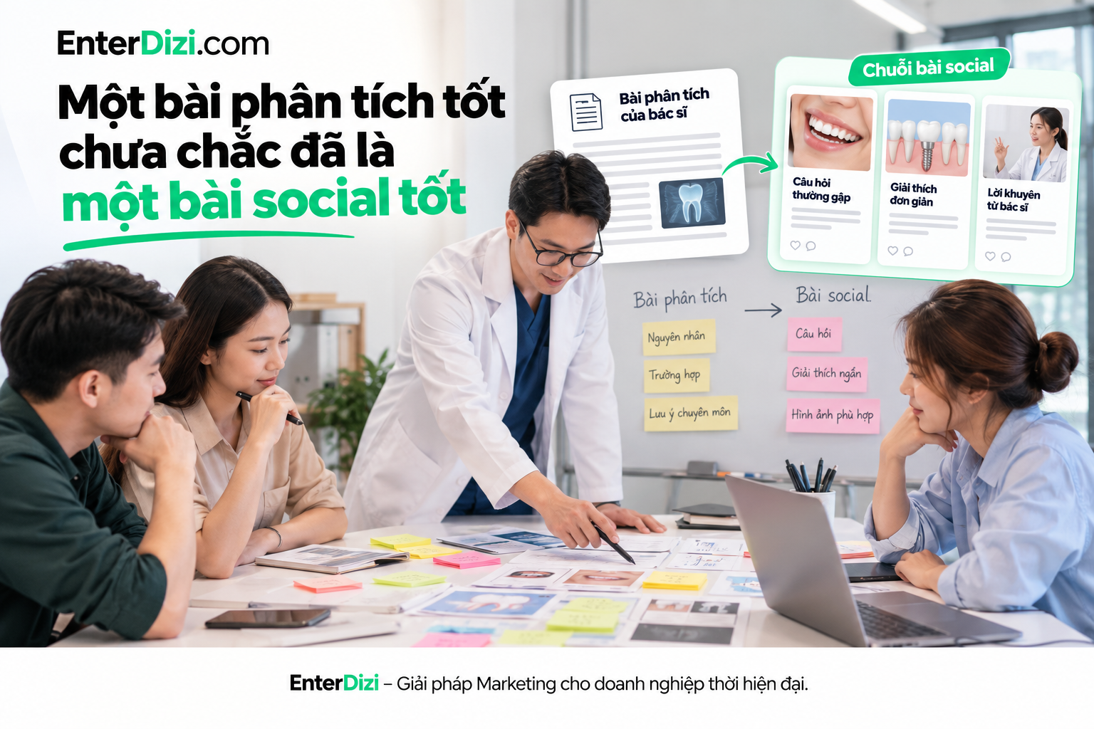 Một bài phân tích tốt chưa chắc đã là một bài social tốt