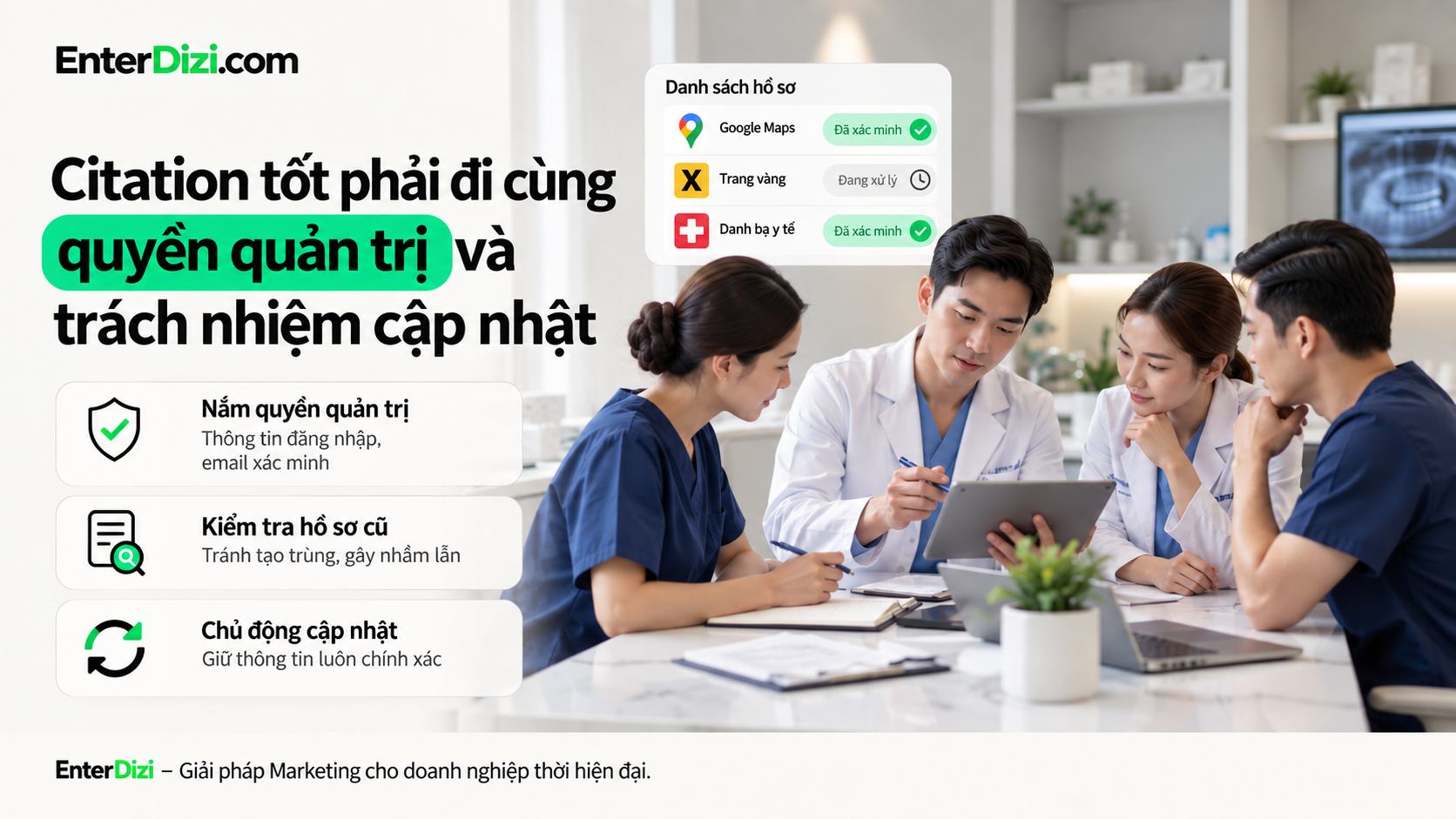 Citation tốt phải đi cùng quyền quản trị và trách nhiệm cập nhật
