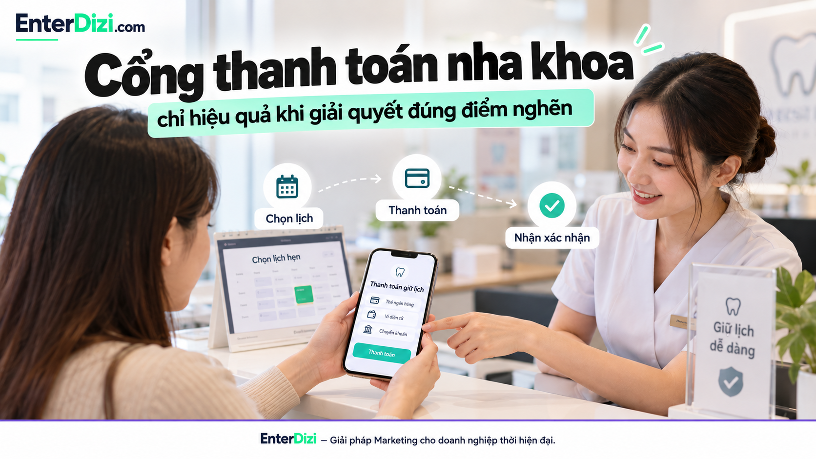 Cổng thanh toán nha khoa chỉ hiệu quả khi giải quyết đúng điểm nghẽn