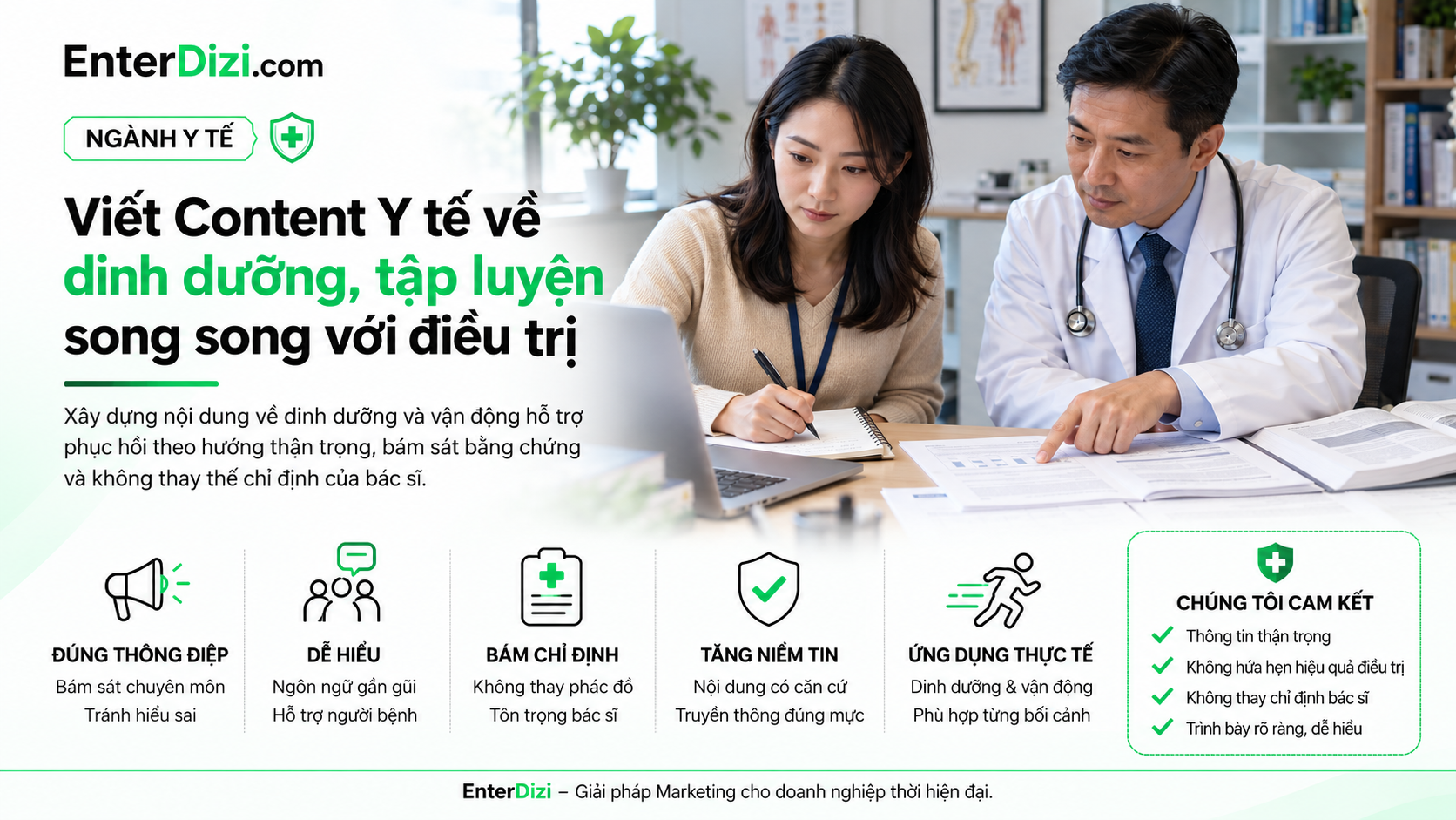 Content dinh dưỡng và tập luyện bổ trợ điều trị cần duyệt