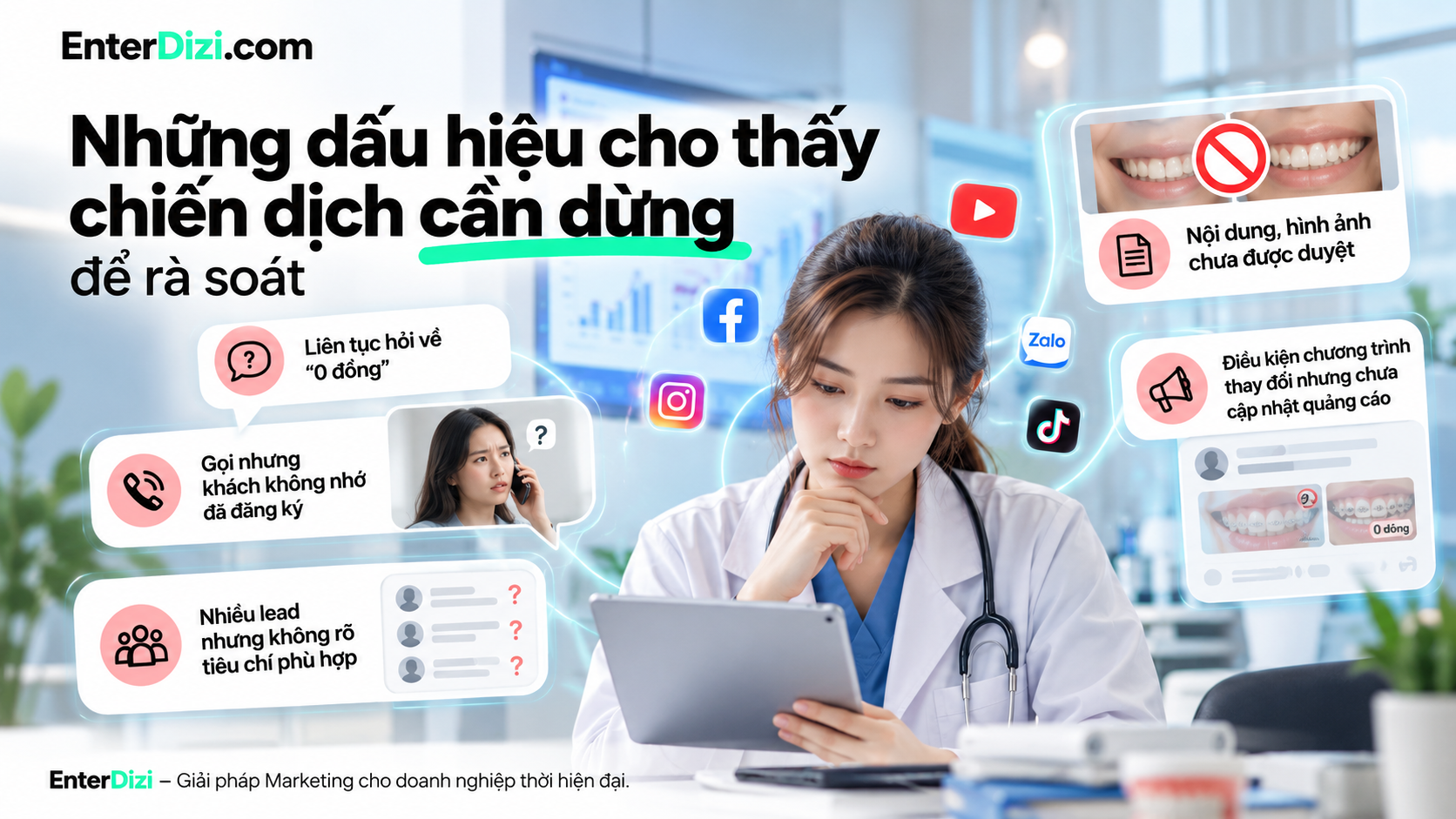 Những dấu hiệu cho thấy chiến dịch cần dừng để rà soát