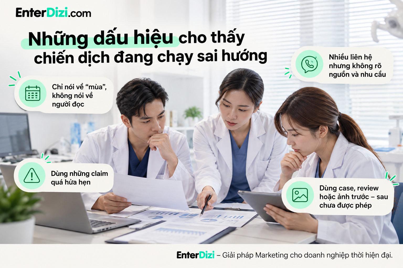Những dấu hiệu cho thấy chiến dịch đang chạy sai hướng