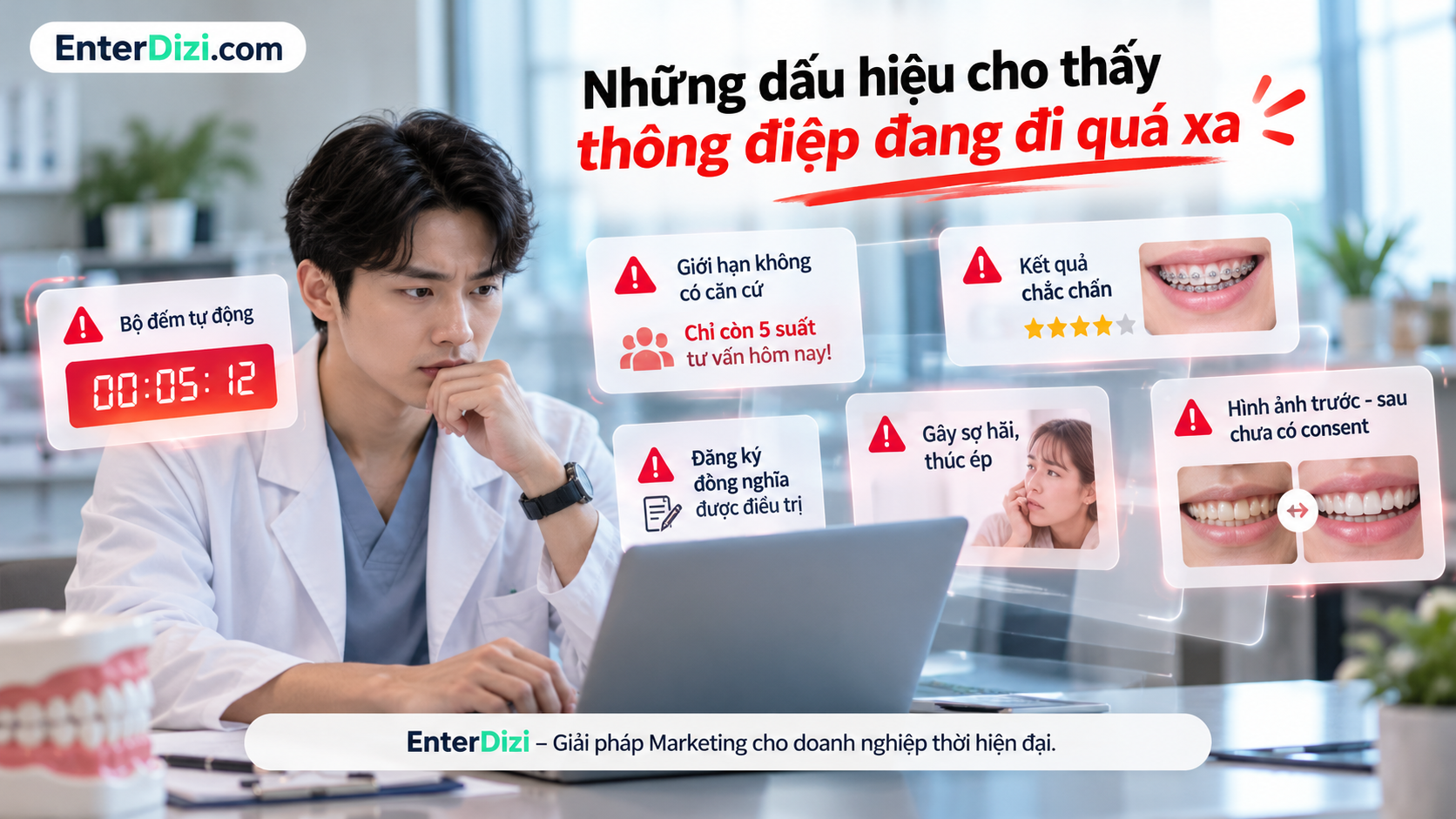Những dấu hiệu cho thấy thông điệp đang đi quá xa