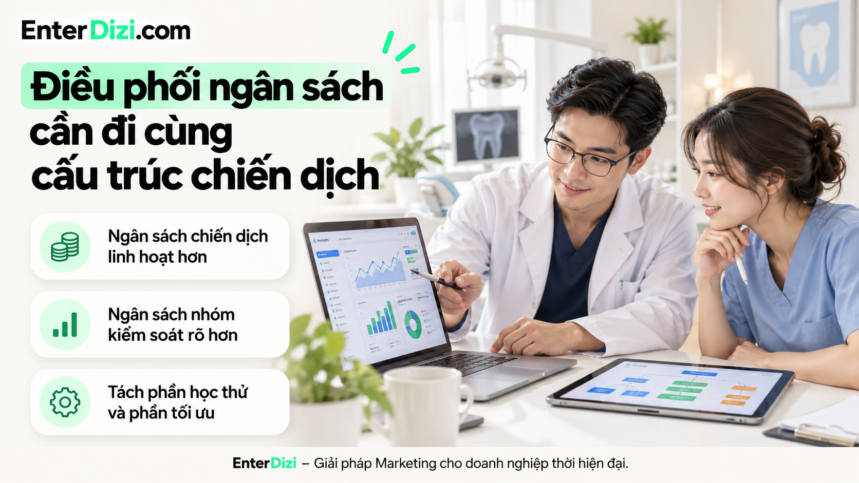 Điều phối ngân sách cần đi cùng cấu trúc chiến dịch