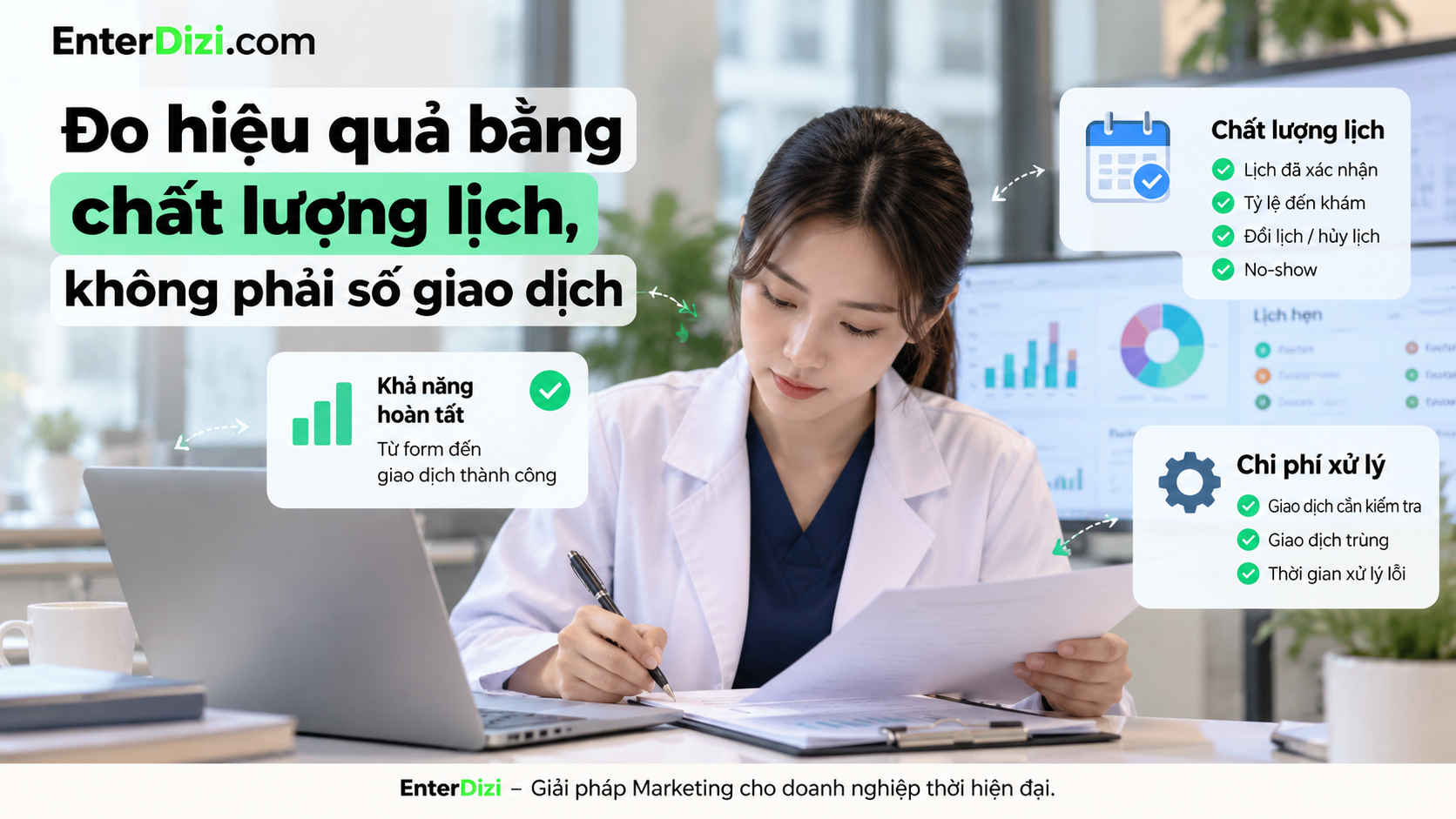 Đo hiệu quả bằng chất lượng lịch, không phải số giao dịch