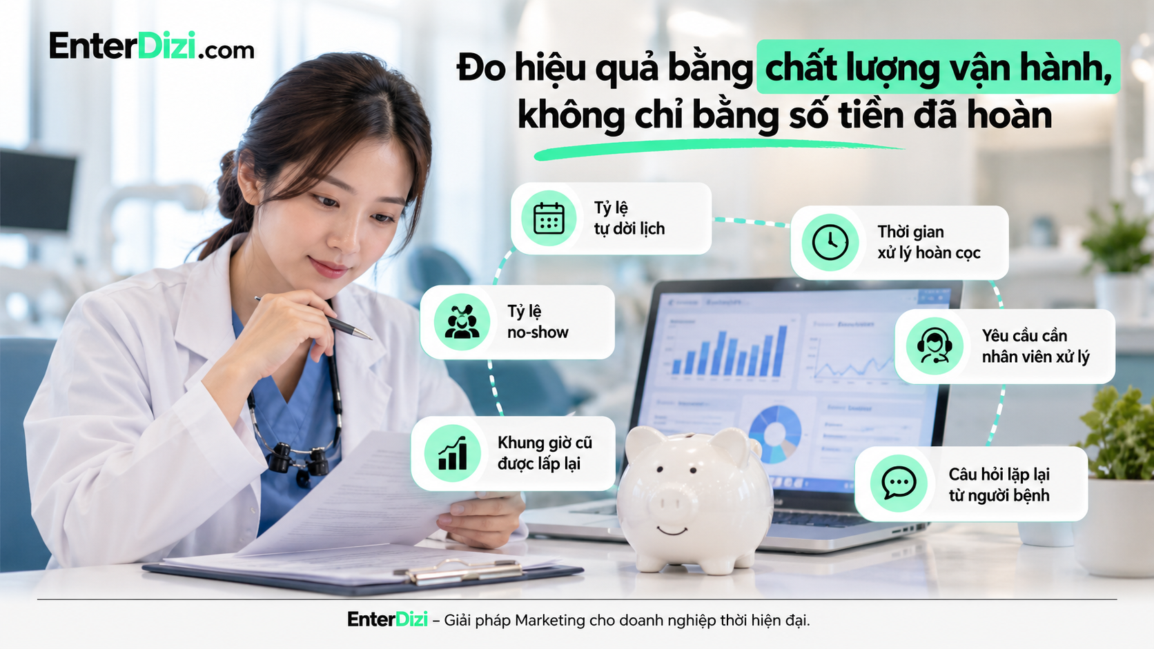 Đo hiệu quả bằng chất lượng vận hành, không chỉ bằng số tiền đã hoàn