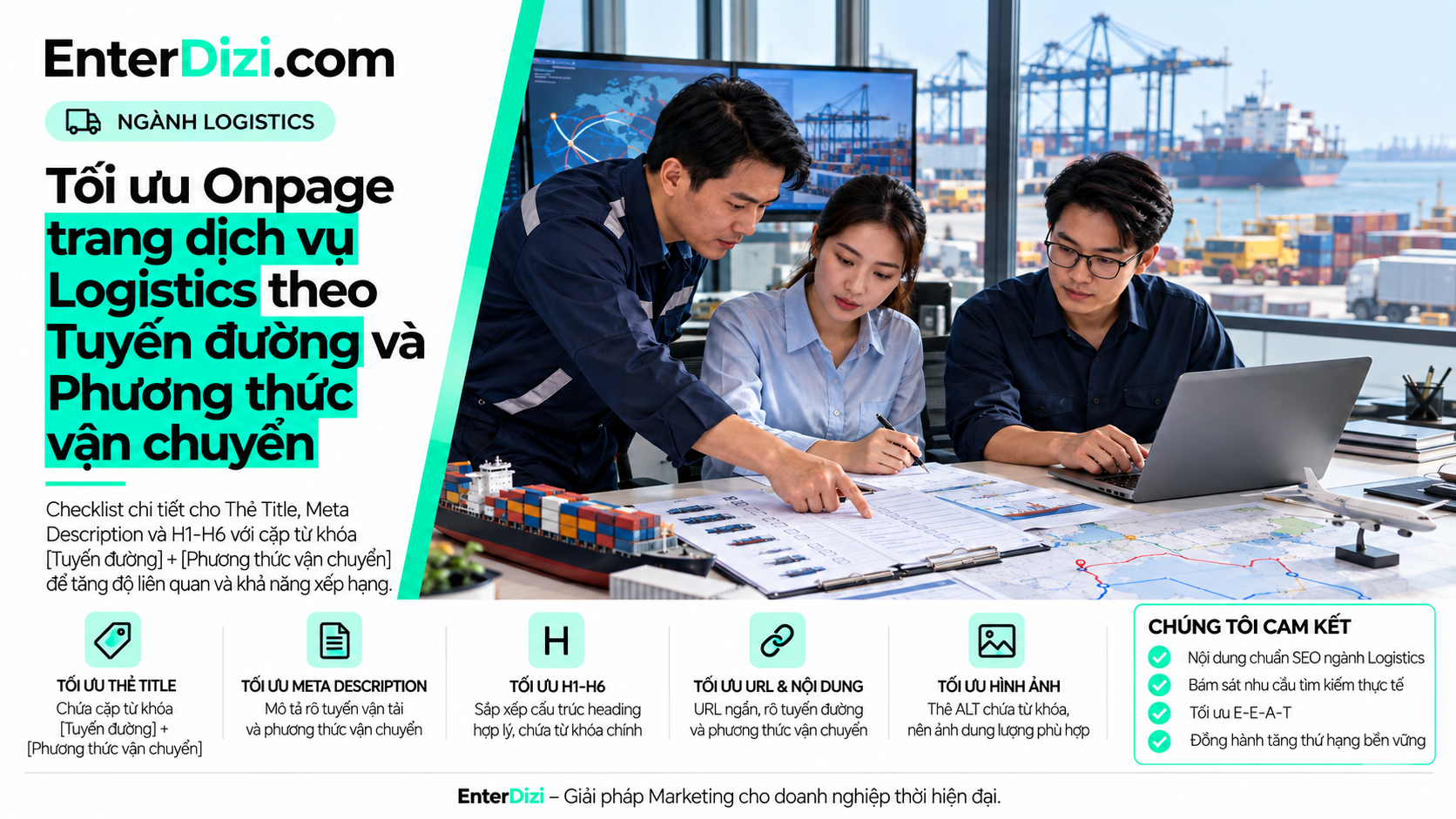 Tối ưu Onpage trang dịch vụ Logistics