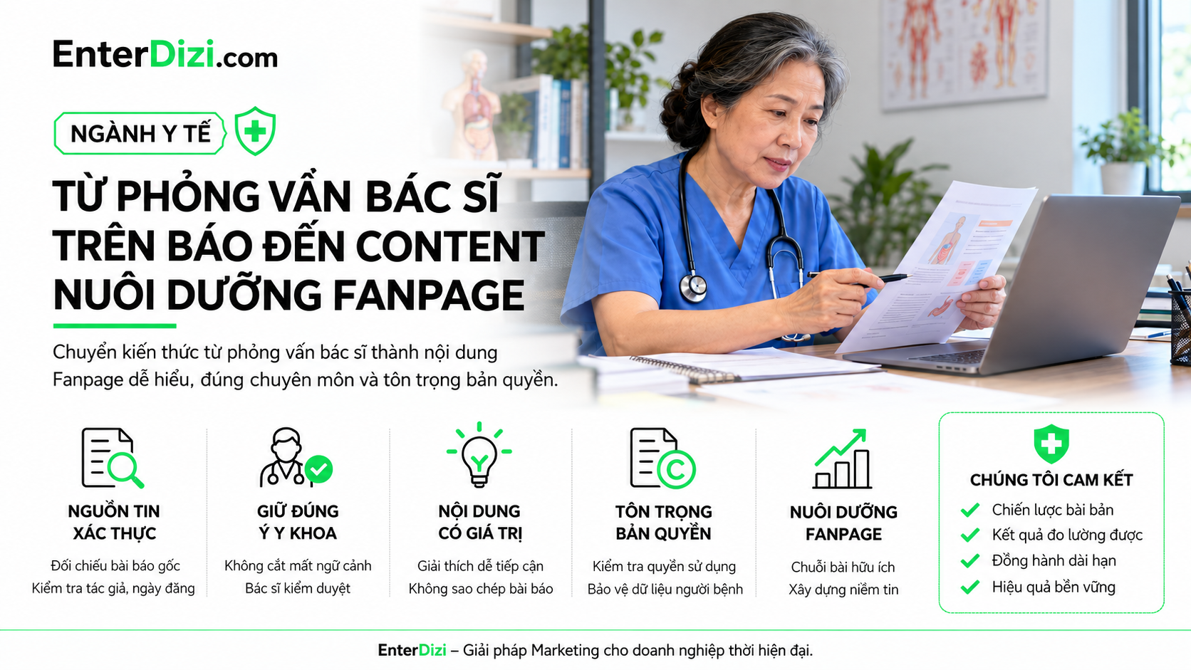 Biên tập phỏng vấn bác sĩ chuẩn hóa nguồn tin y khoa