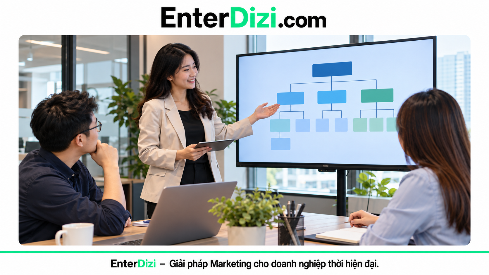 Kỹ thuật trình bày Cấu trúc Silo SEO cơ khí B2B trên sơ đồ