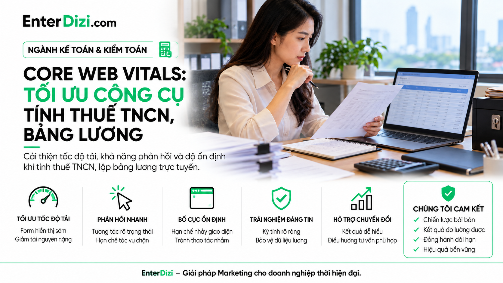 Core Web Vitals cho công cụ tính thuế TNCN và bảng lương