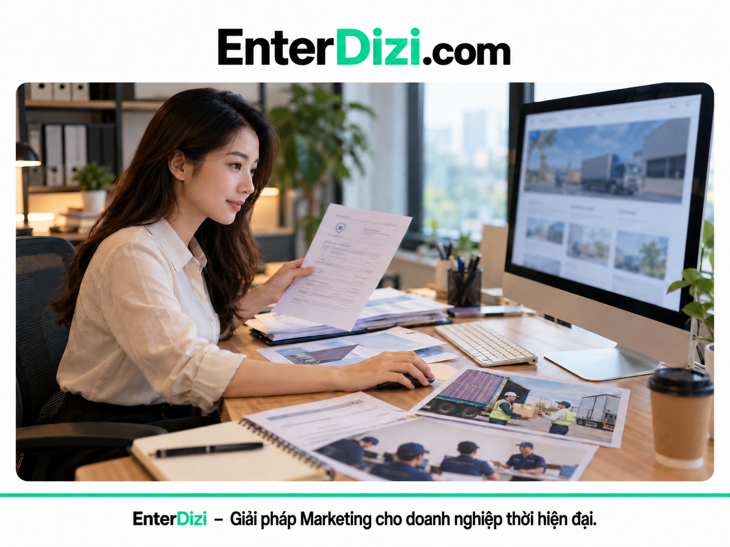 E-E-A-T SEO vận tải dùng minh họa hồ sơ năng lực doanh nghiệp logistics