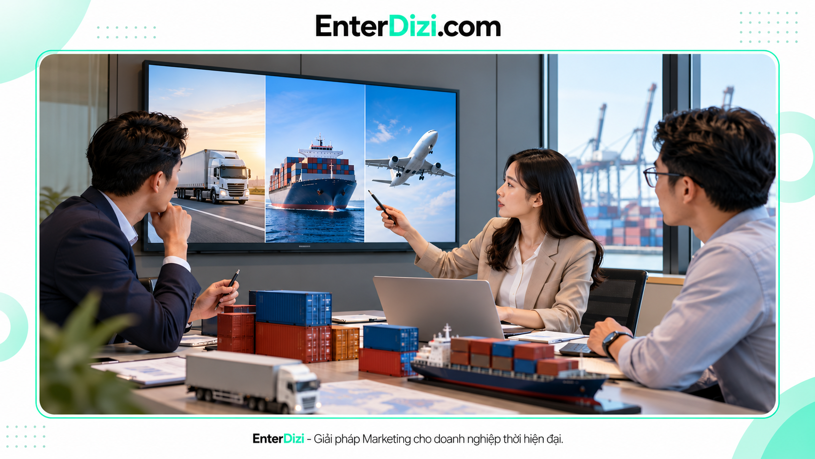 Ba phương thức vận chuyển được đối chiếu để lựa chọn điều kiện Incoterms