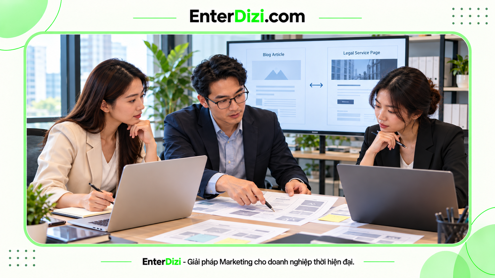 Keyword Cannibalization ngành luật giữa bài phân tích và trang dịch vụ