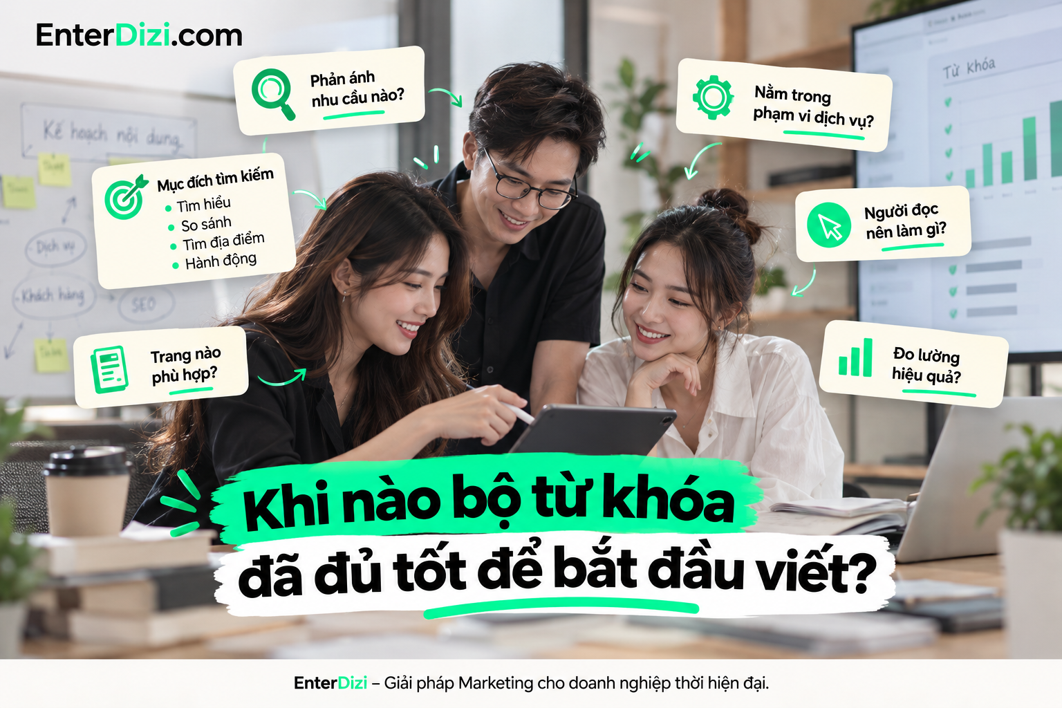 Bộ từ khóa SEO cho spa sẵn sàng triển khai khi xác định rõ ý định tìm kiếm, loại nội dung phù hợp, nhu cầu khách hàng và cách đo lường hiệu quả sau khi xuất bản.
