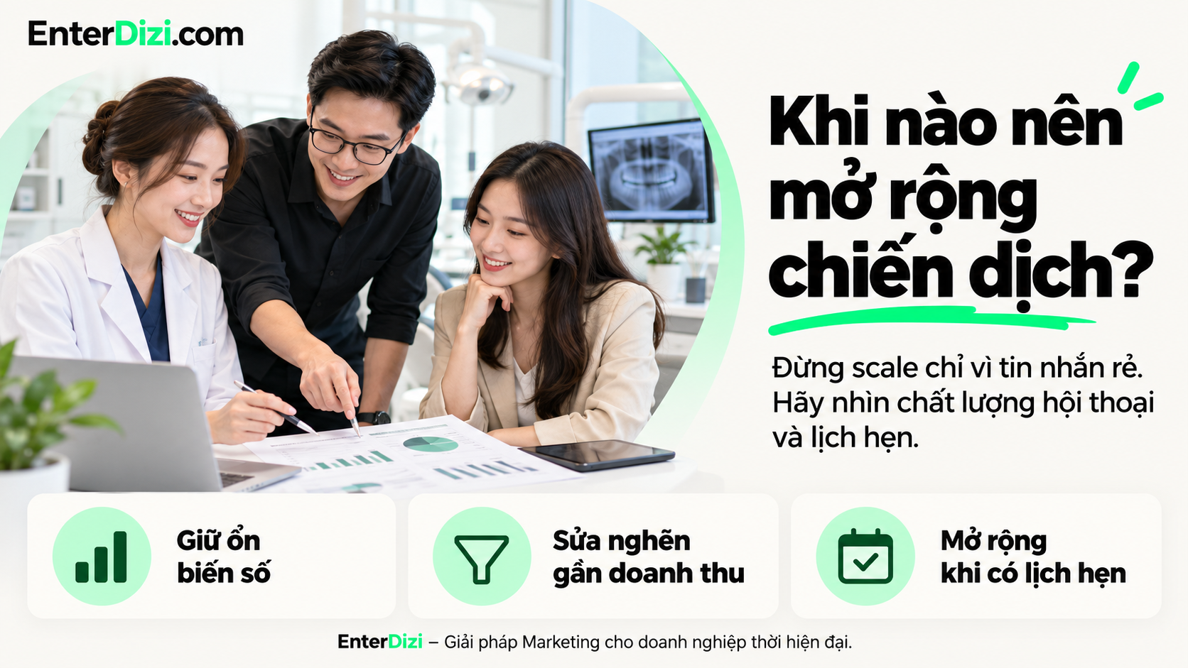 Khi nào nên mở rộng chiến dịch?